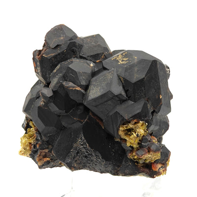 Andradite garnet and green epidote crystal association, Dashkesan, Azerbaijan
