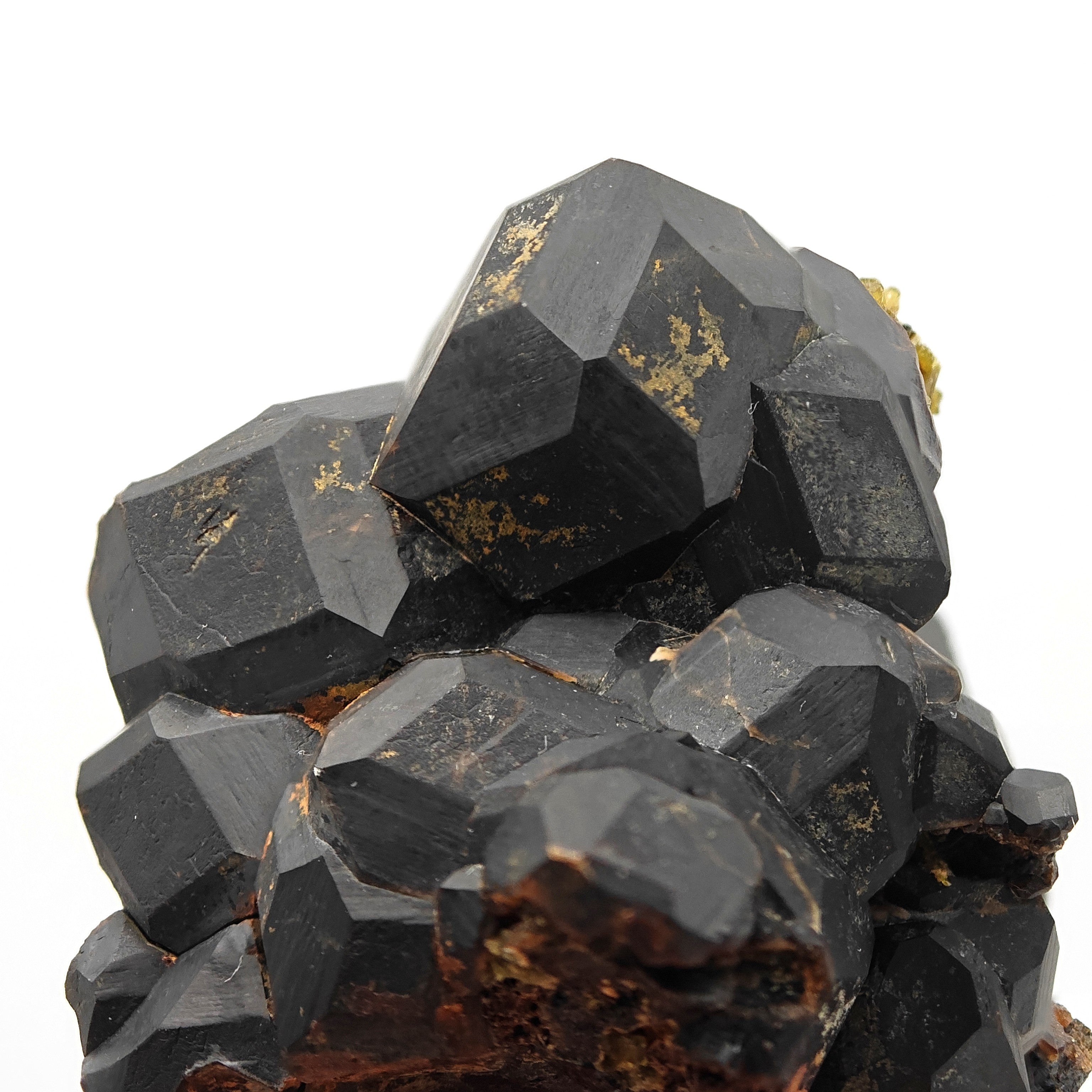 ANDRADITE & EPIDOTE – Contrasting Rare Crystals, Dashkesan, Azerbaijan
