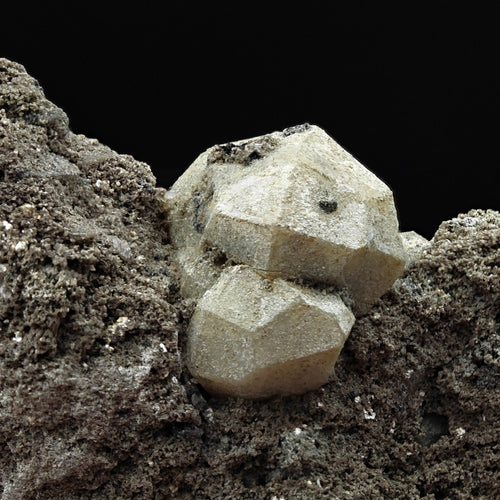 LEUCITE – Twinned Trapezohedron Crystals, Roccamonfina, Campania, Italy