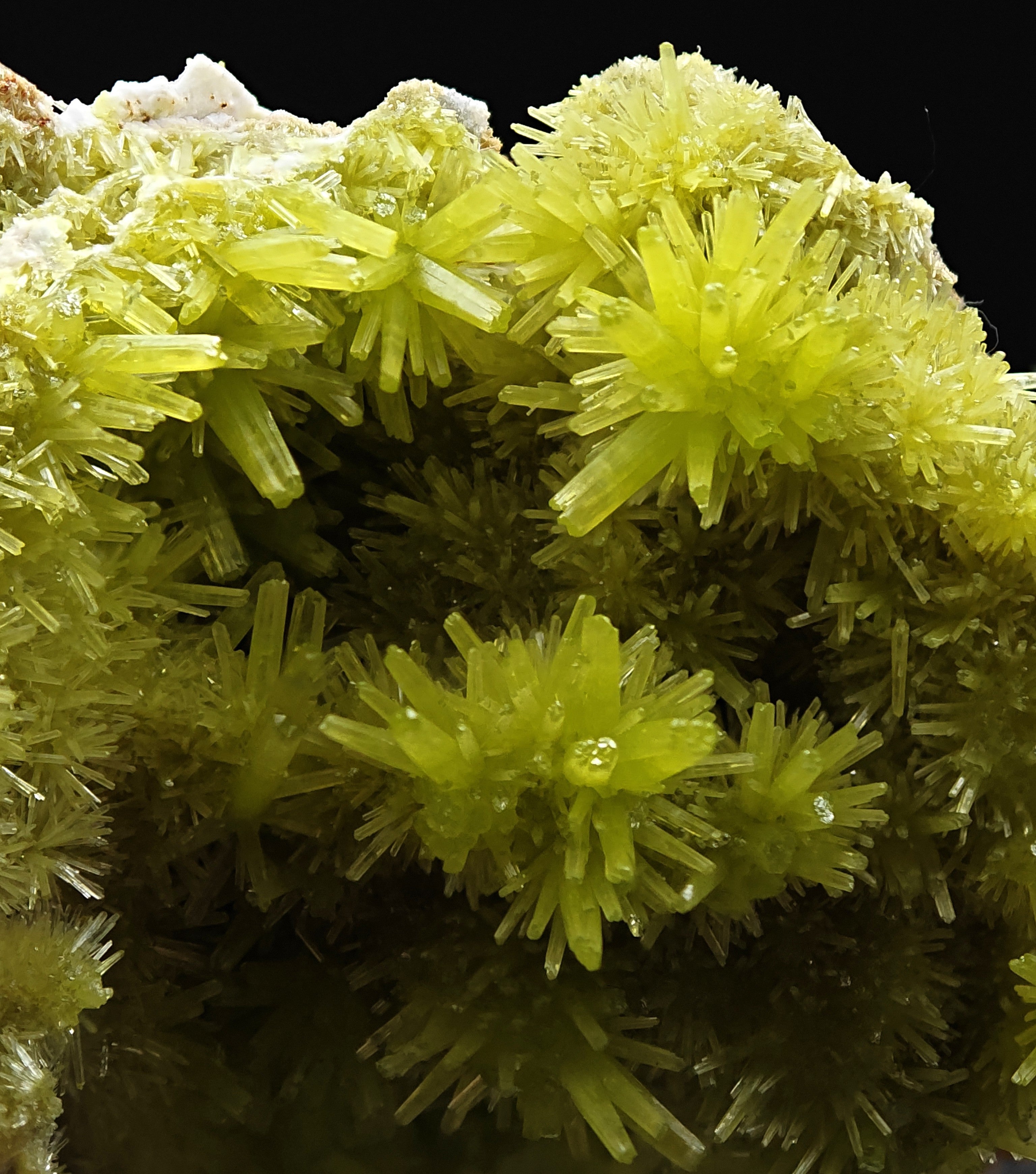 PYROMORPHITE – Vivid Green Crystals on Quartz, Daoping Mine, Guangxi, China