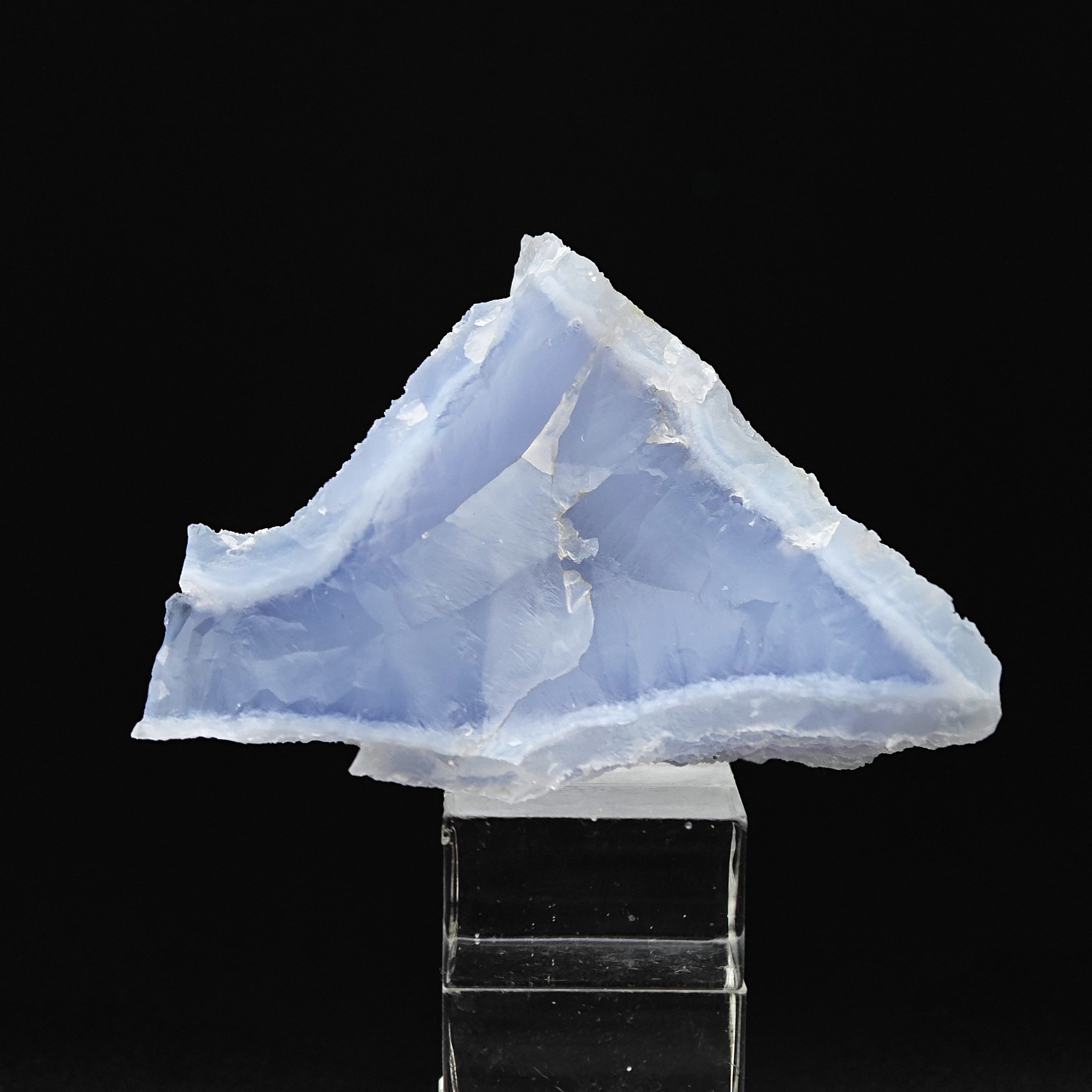 CHALCEDONY – Aesthetic Lavender-Blue Agate Nodule, Ngabu, Malawi