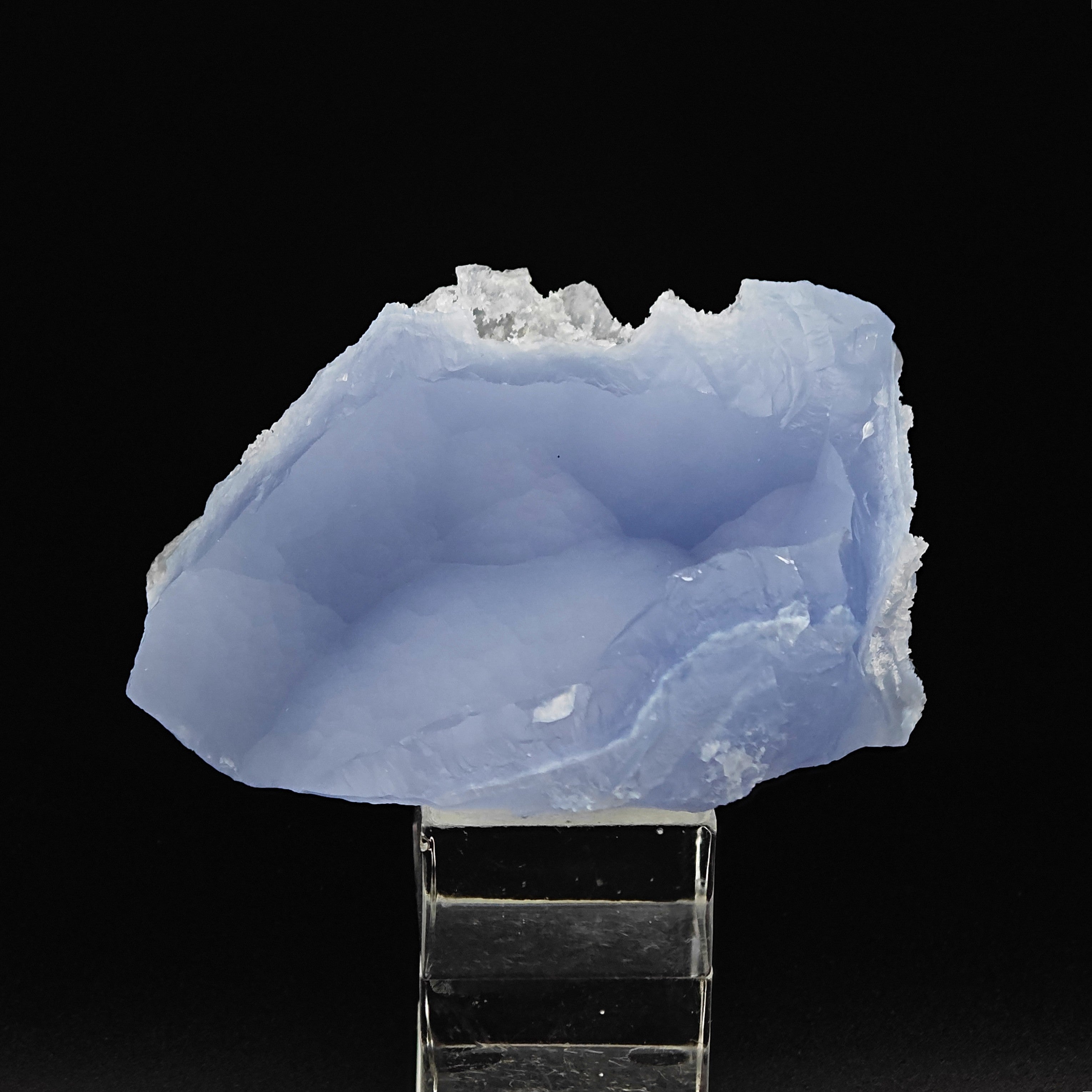 CHALCEDONY – Sky-Blue Agate with Violet Hues, Ngabu, Malawi