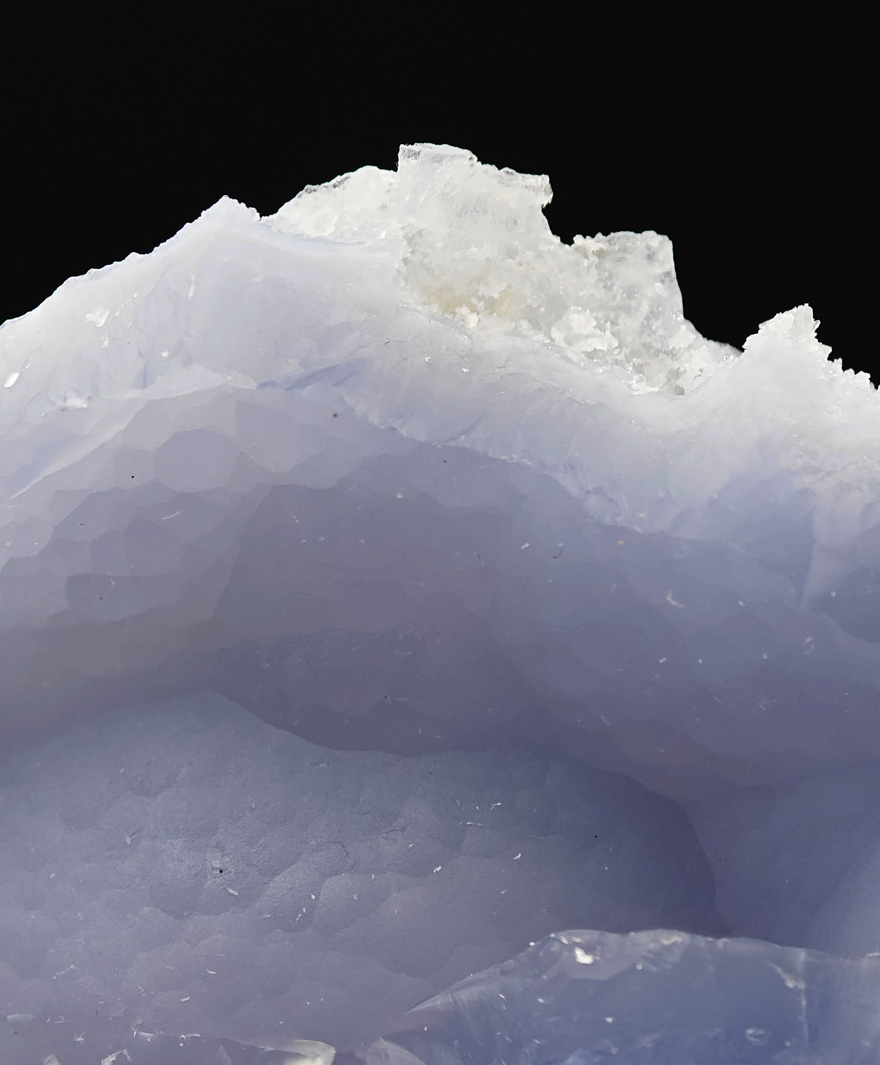CHALCEDONY – Sky-Blue Agate with Violet Hues, Ngabu, Malawi