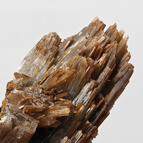BARYTE – Gray to Orange Gradient Crystals, Jebel Ouichane, Morocco