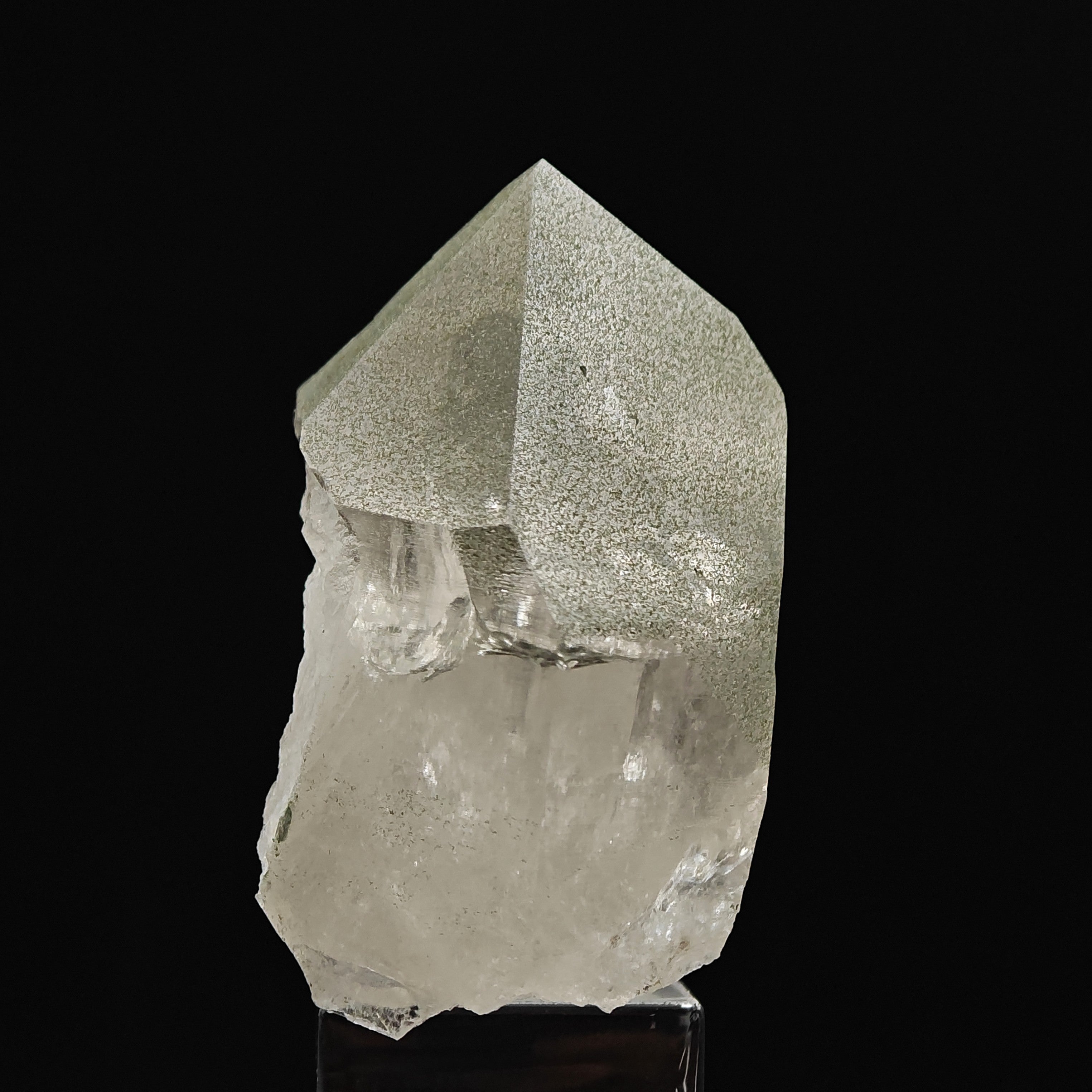 SMOKY QUARTZ & CHLORITE – Lustrous Crystals, Oberaar Glacier, Switzerland