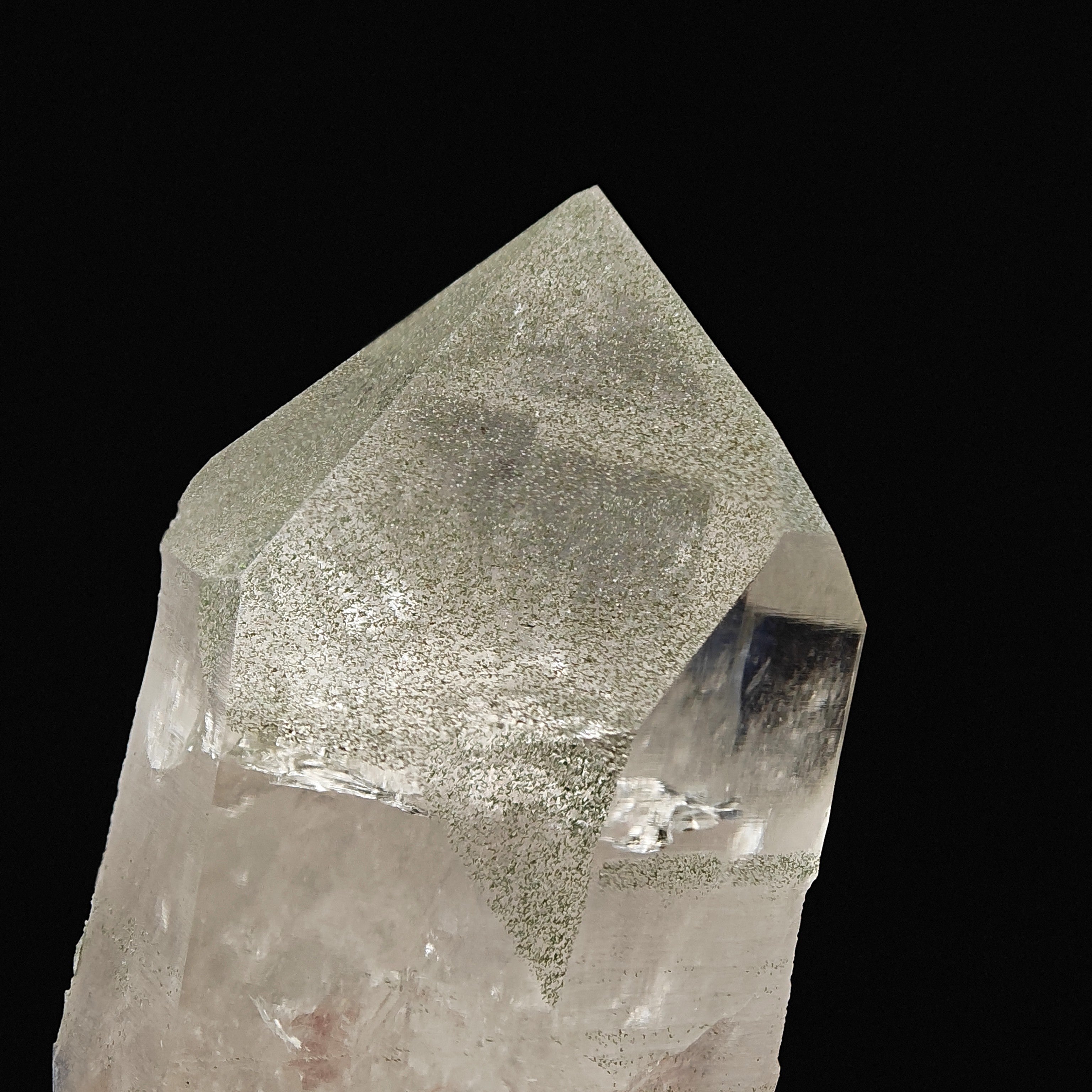 SMOKY QUARTZ & CHLORITE – Lustrous Crystals, Oberaar Glacier, Switzerland