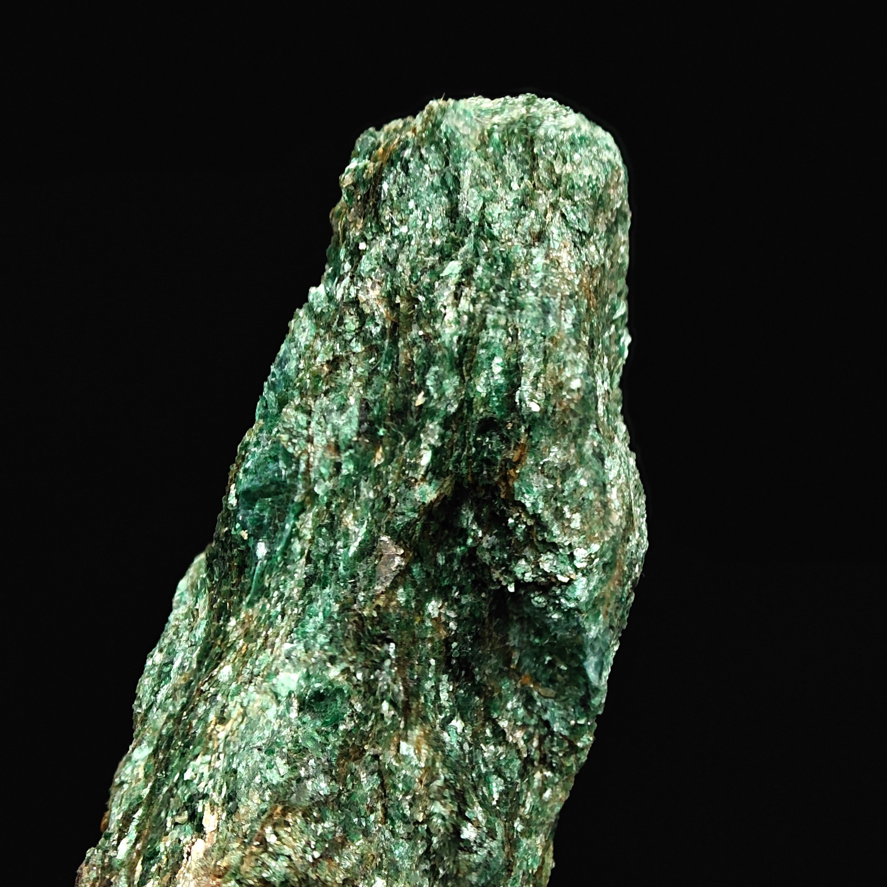FUCHSITE – Lustrous Green Mica Blades on Matrix, Jacobina, Bahia, Brazil