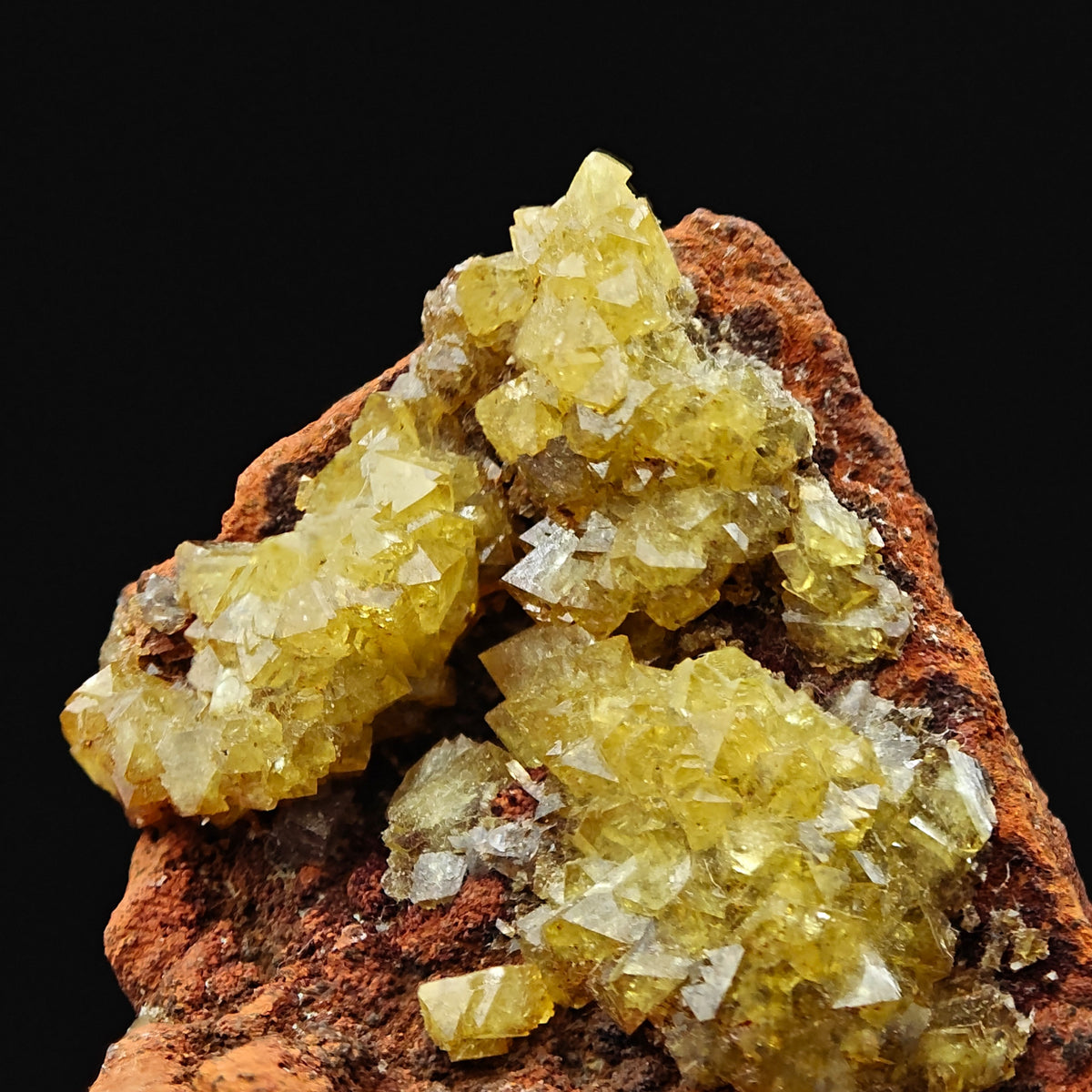 ADAMITE – Vivid Green Crystals, UV Fluorescent, Ojuela Mine, Mapimí, Mexico