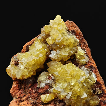ADAMITE – Vivid Green Crystals, UV Fluorescent, Ojuela Mine, Mapimí, Mexico