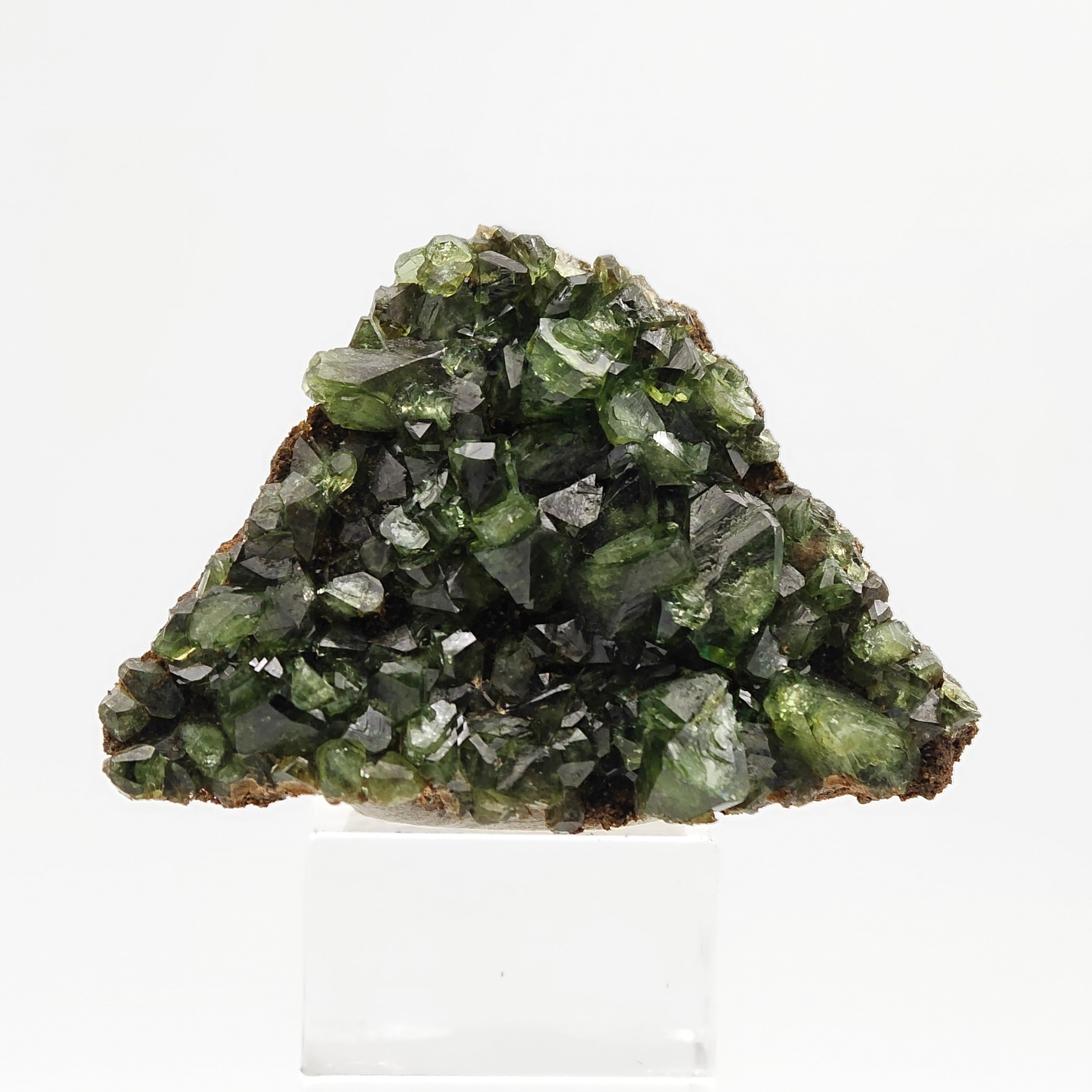 LUDLAMITE – Extremely Rare Vivid Green Gem-Quality Crystals on Matrix, Amazonas, Brazil