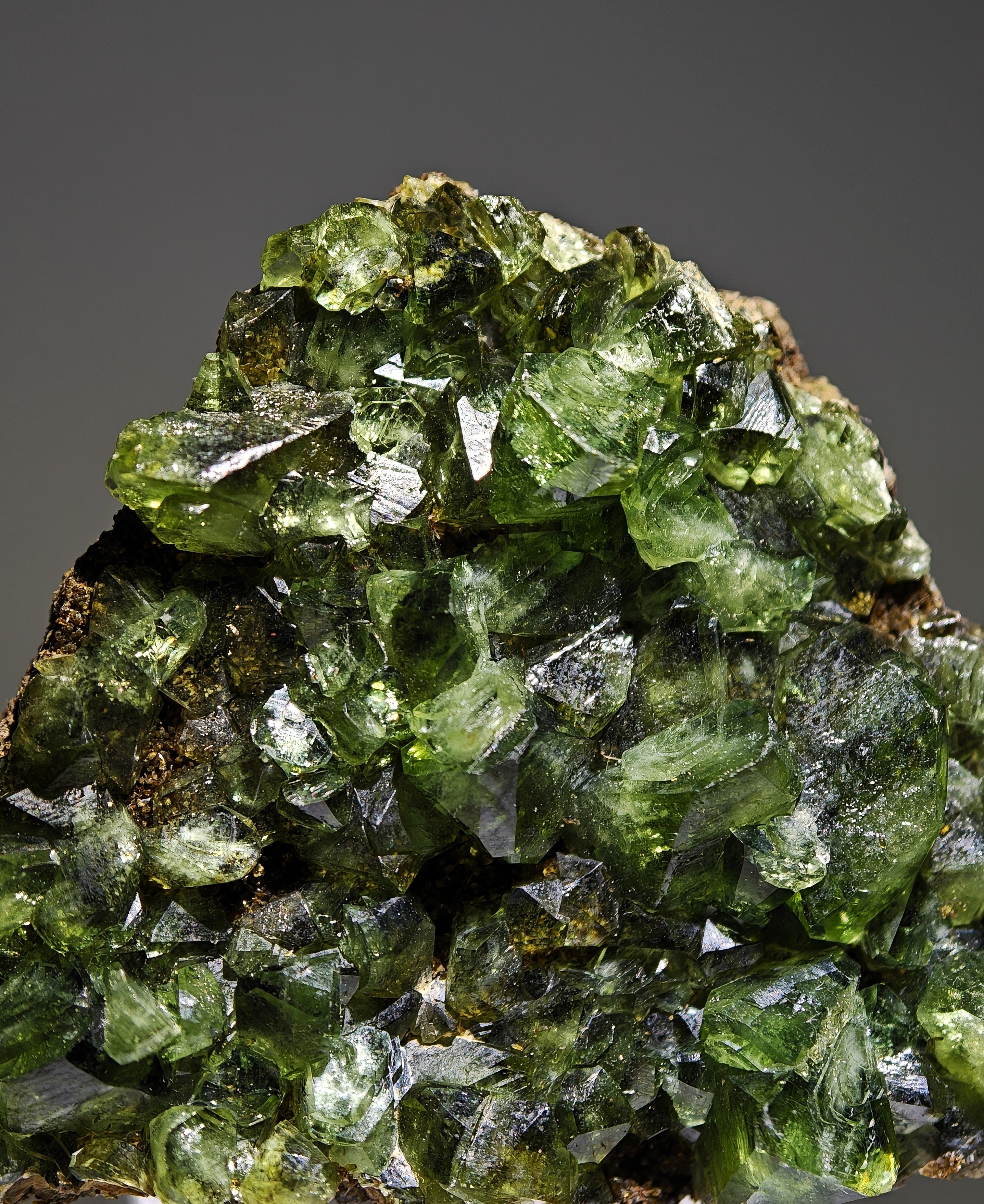 LUDLAMITE – Extremely Rare Vivid Green Gem-Quality Crystals on Matrix, Amazonas, Brazil