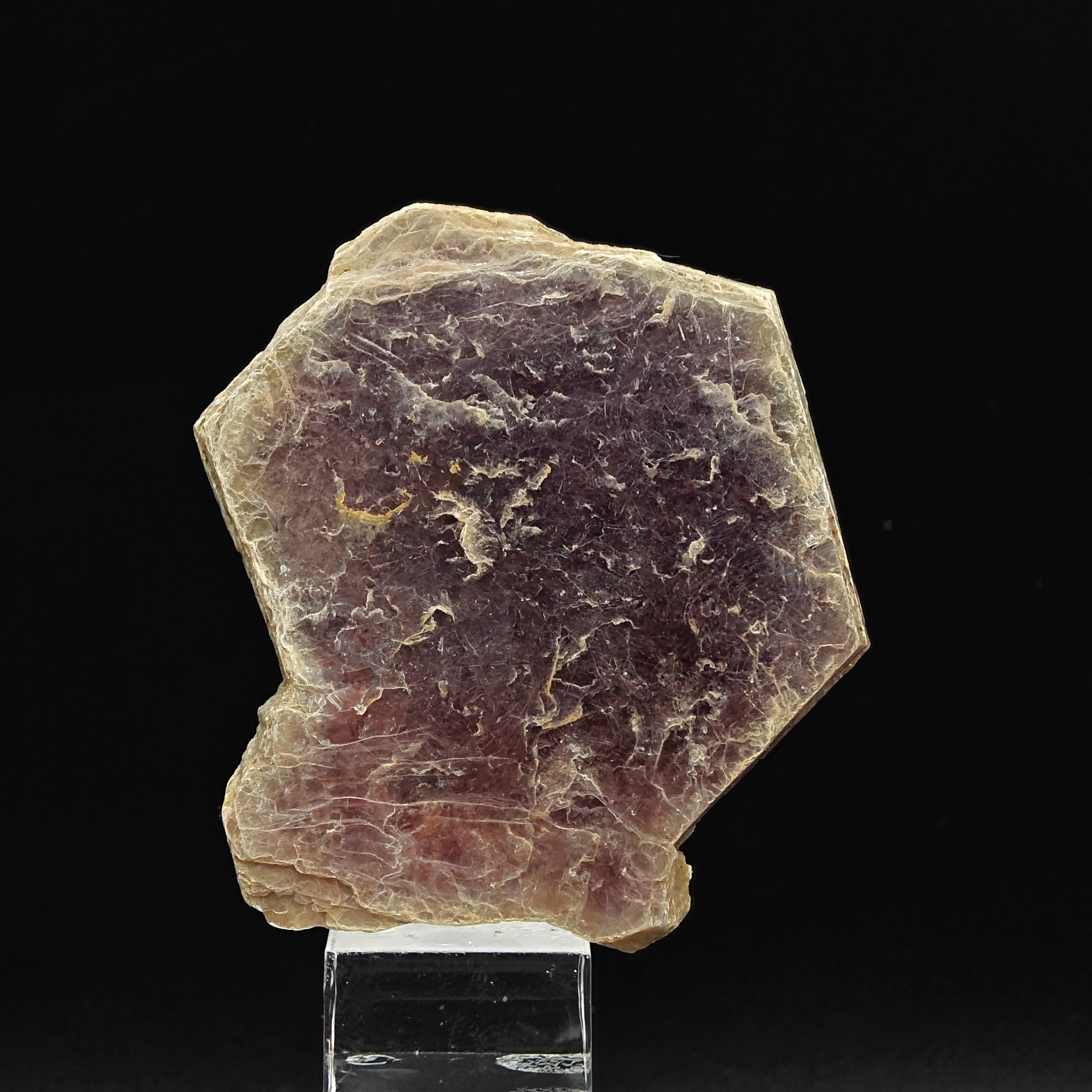 LEPIDOLITE – Lustrous Violet Mica Crystal Plate, Minas Gerais, Brazil