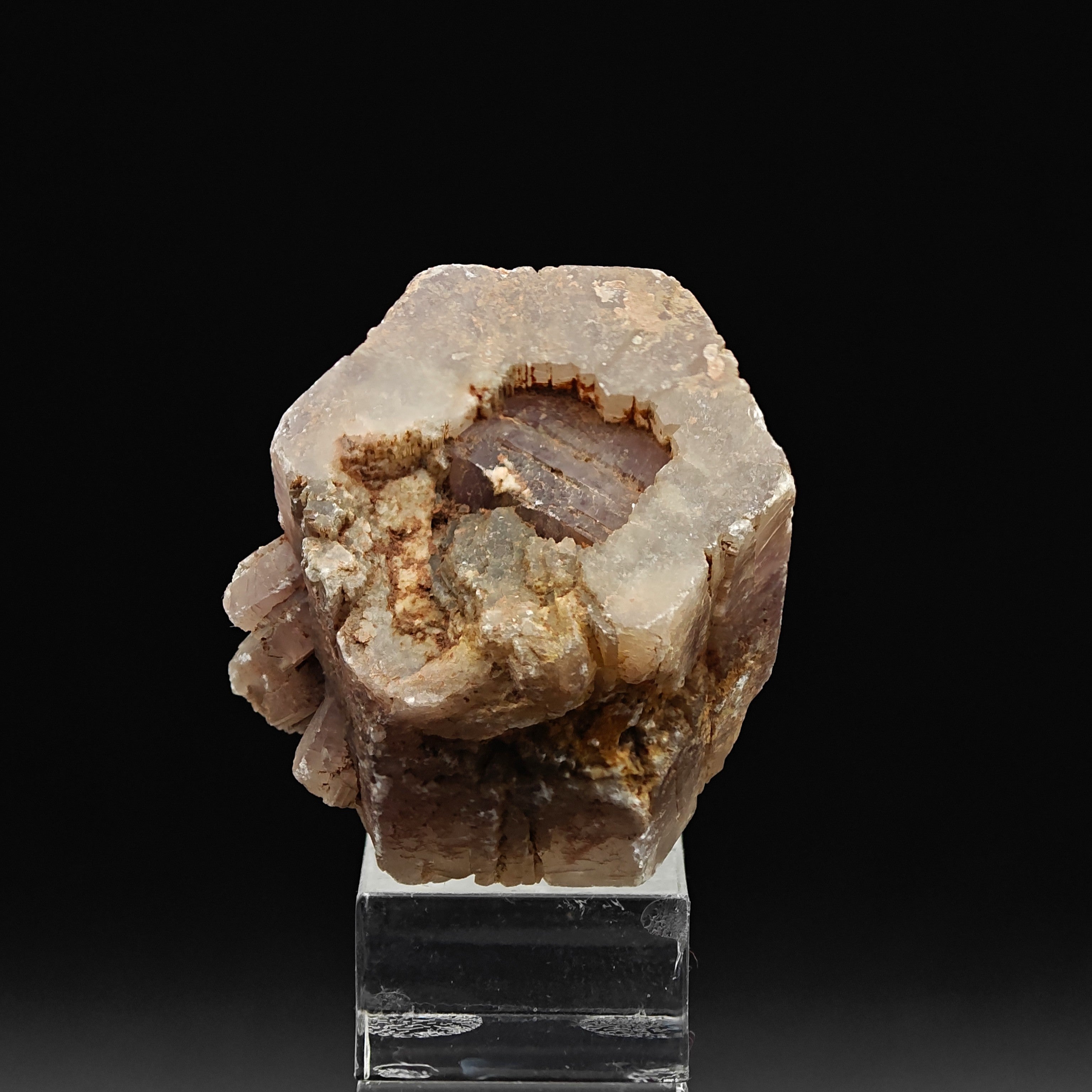 ARAGONITE – Cyclic Twin Crystal Cluster, Minglanilla, Cuenca, Spain