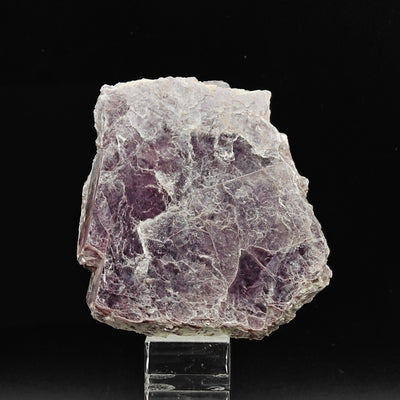 Lepidolite specimen showing pearly sheen and crystal faces, Minas Gerais, Brazil