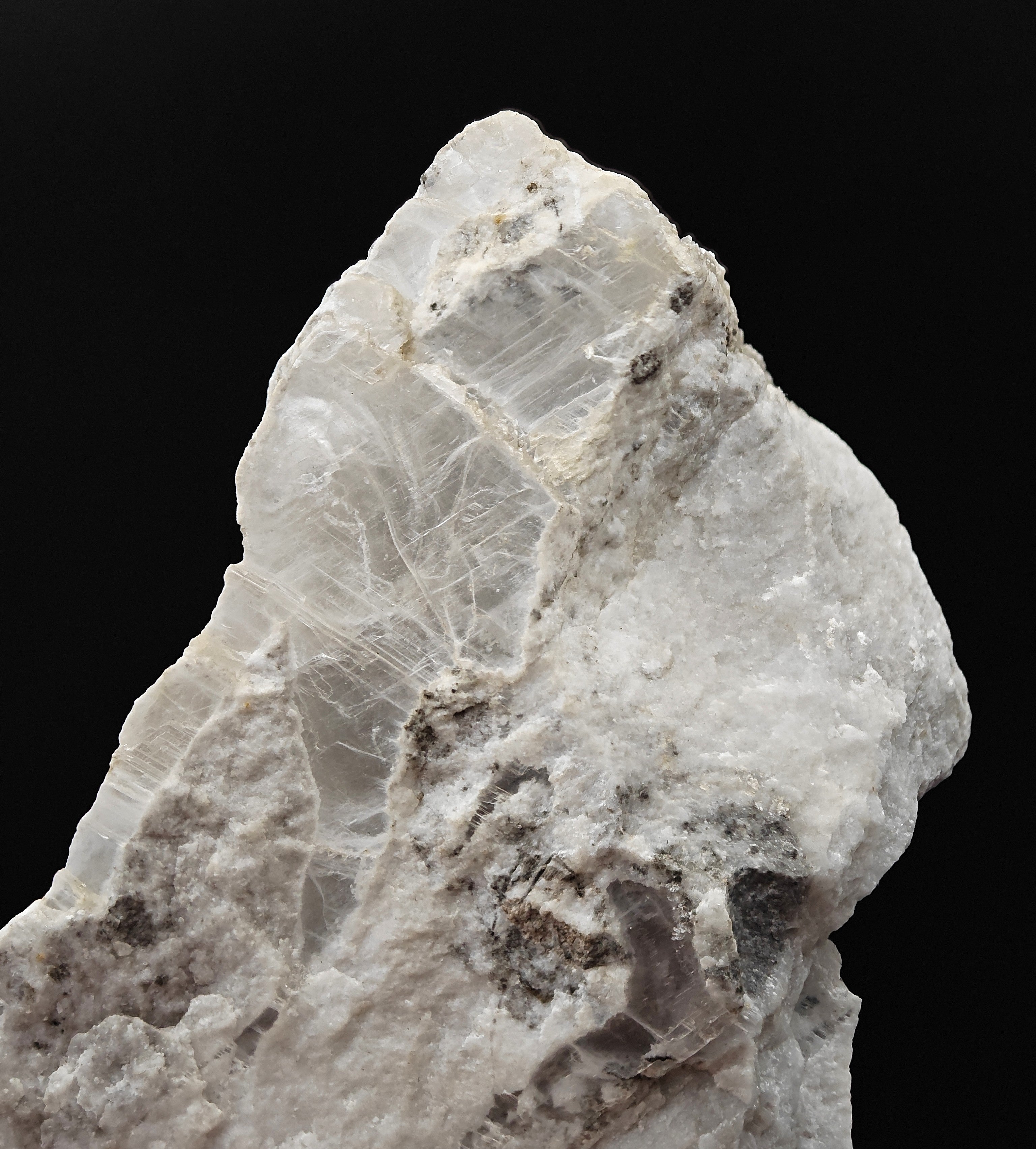 GYPSUM – Transparent Selenite Crystal, Roccastrada, Tuscany, Italy