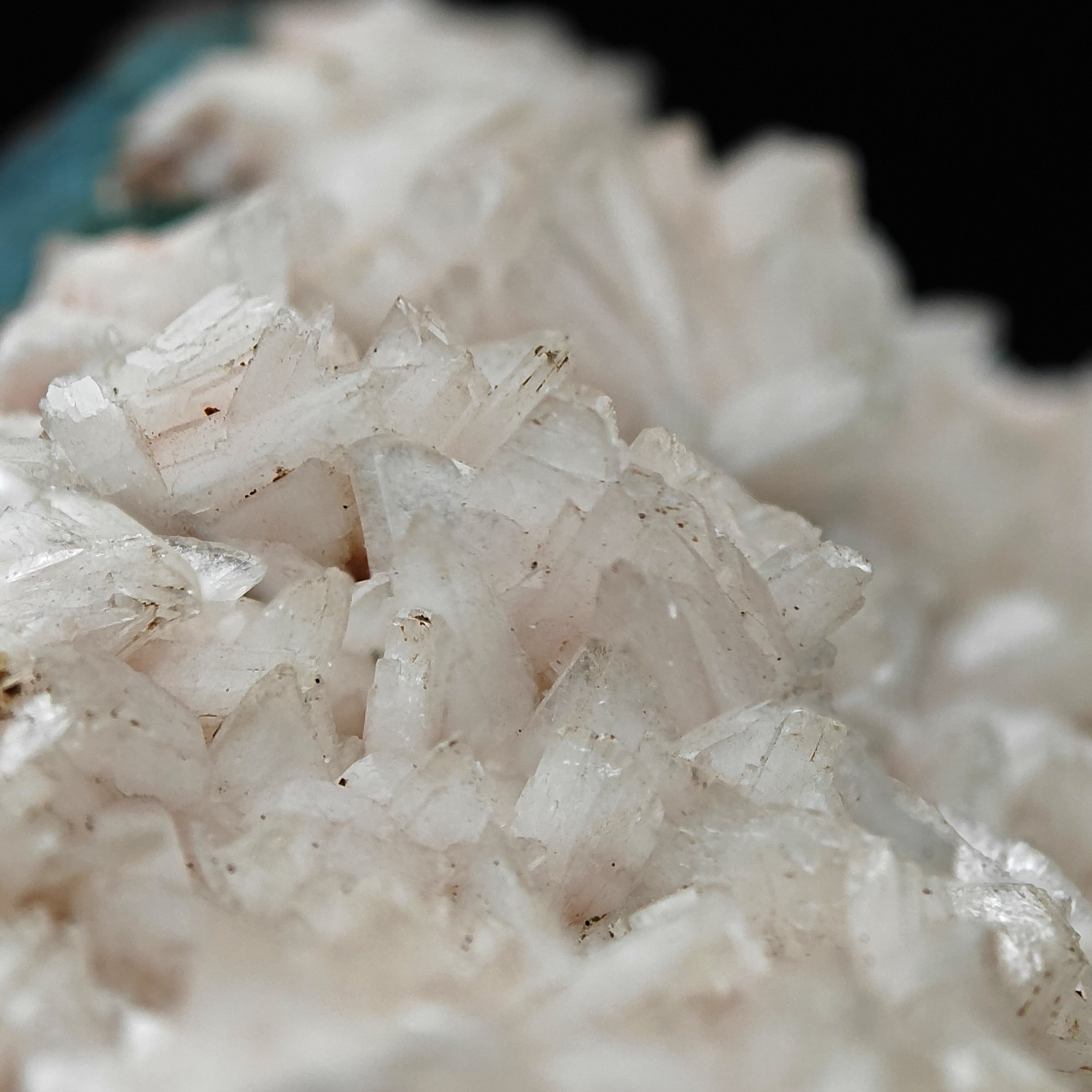 HEULANDITE – Lustrous Pink Crystals on Dark Matrix, Pune, Maharashtra, India
