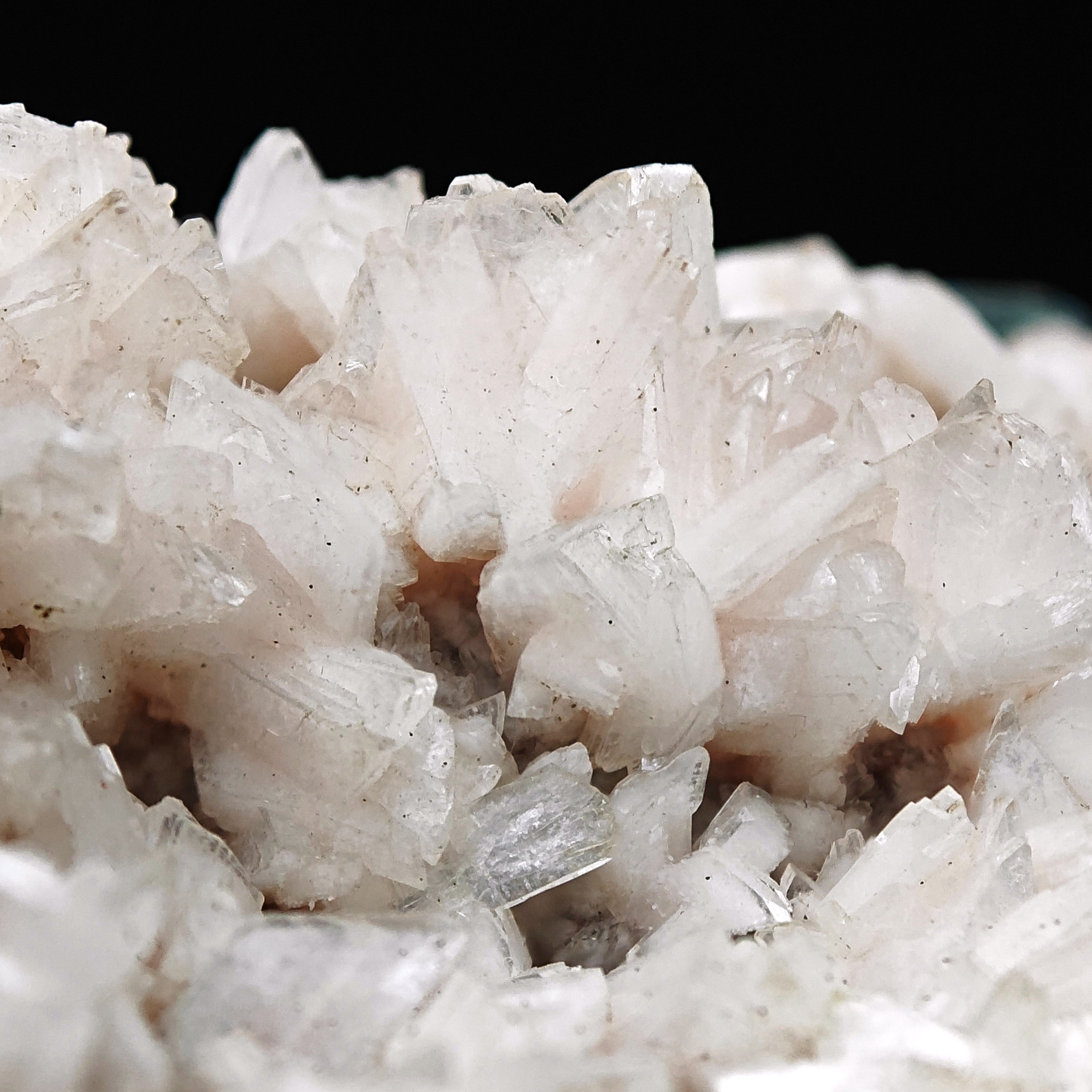 HEULANDITE – Lustrous Pink Crystals on Dark Matrix, Pune, Maharashtra, India