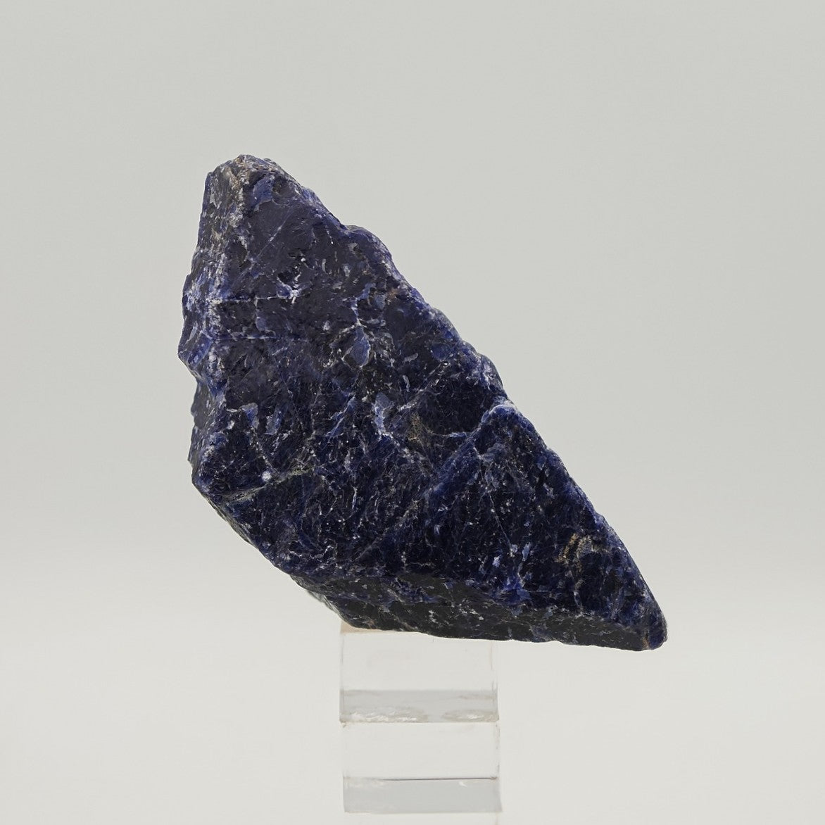 SODALITE – Deep Blue Specimen with Calcite Veins, Kunene, Namibia