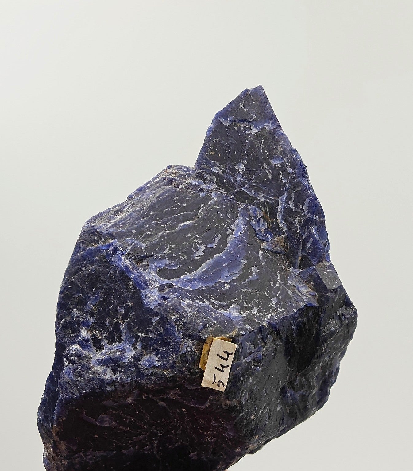 SODALITE – Deep Blue Specimen with Calcite Veins, Kunene, Namibia