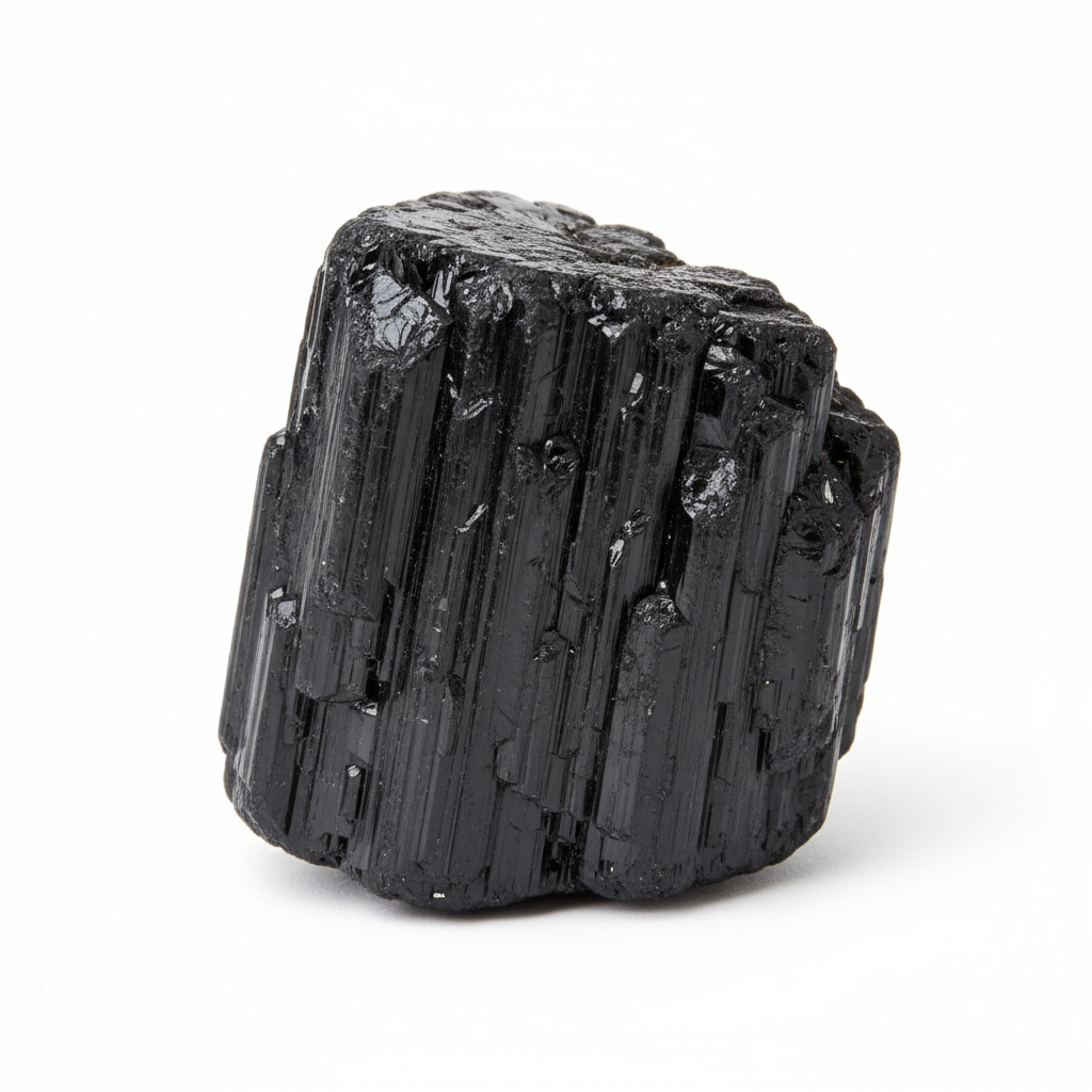 Black Tourmaline Raw Crystal from Pakistan