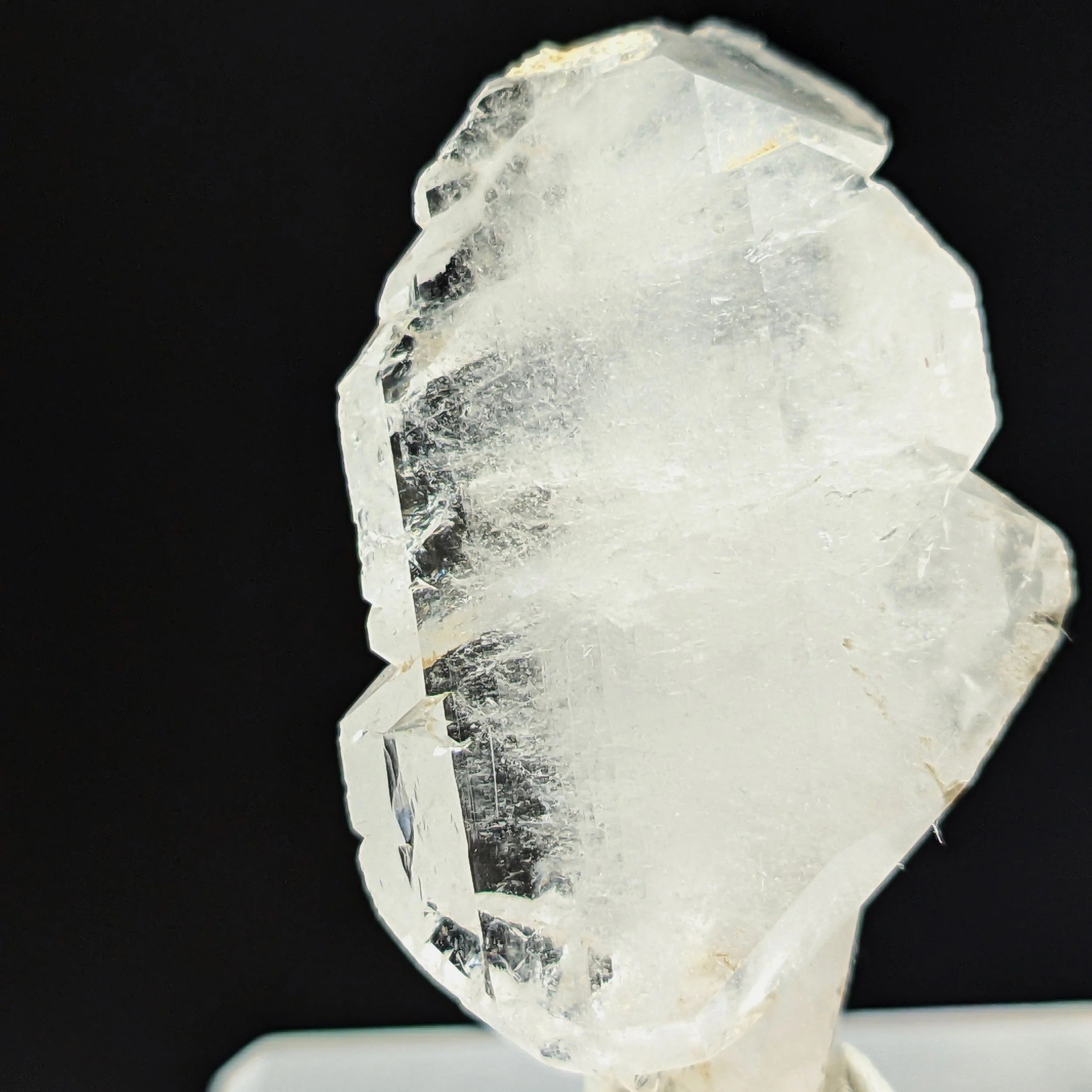 FADEN QUARTZ – Alpine Transparent Scepter Crystal from Switzerland