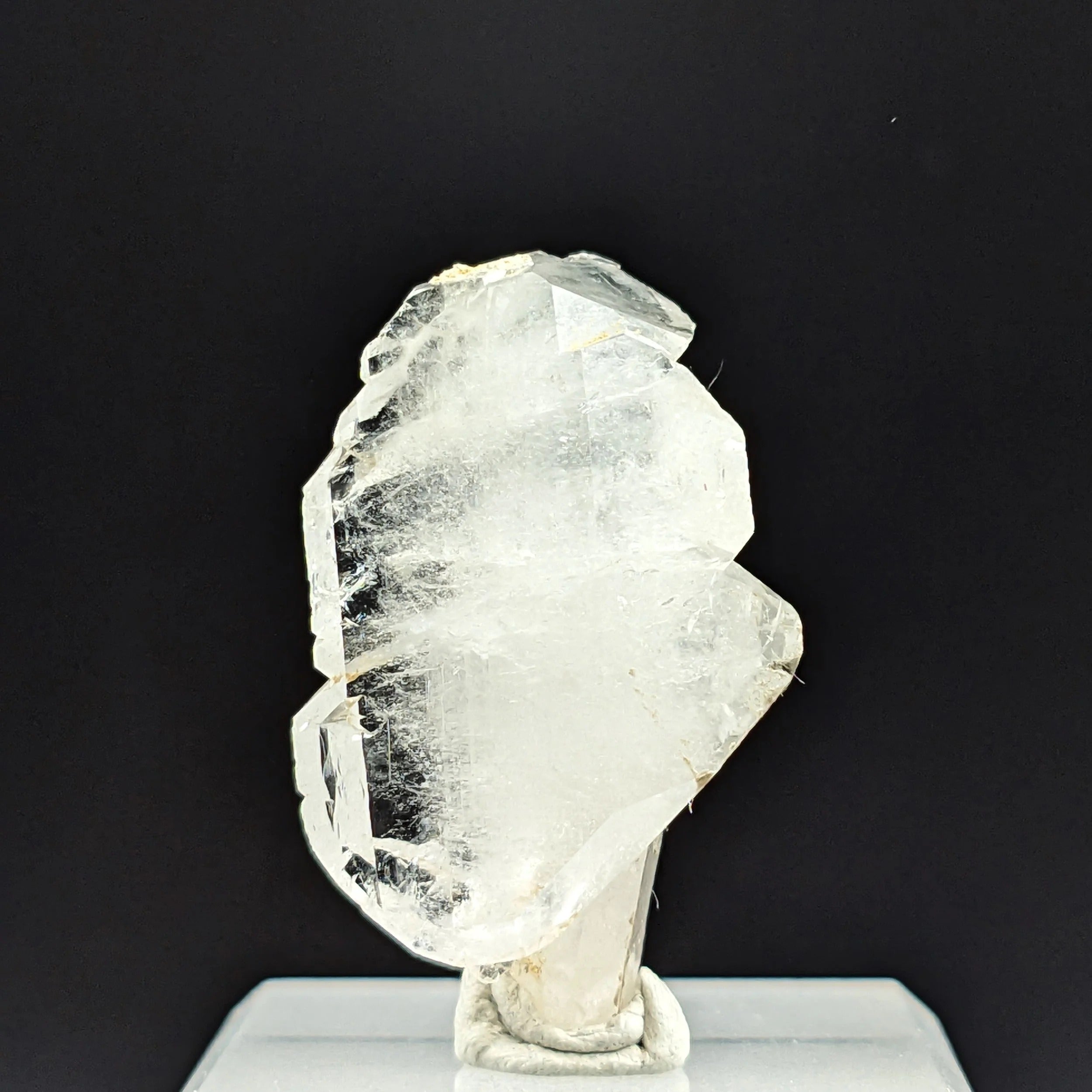 FADEN QUARTZ – Alpine Transparent Scepter Crystal from Switzerland