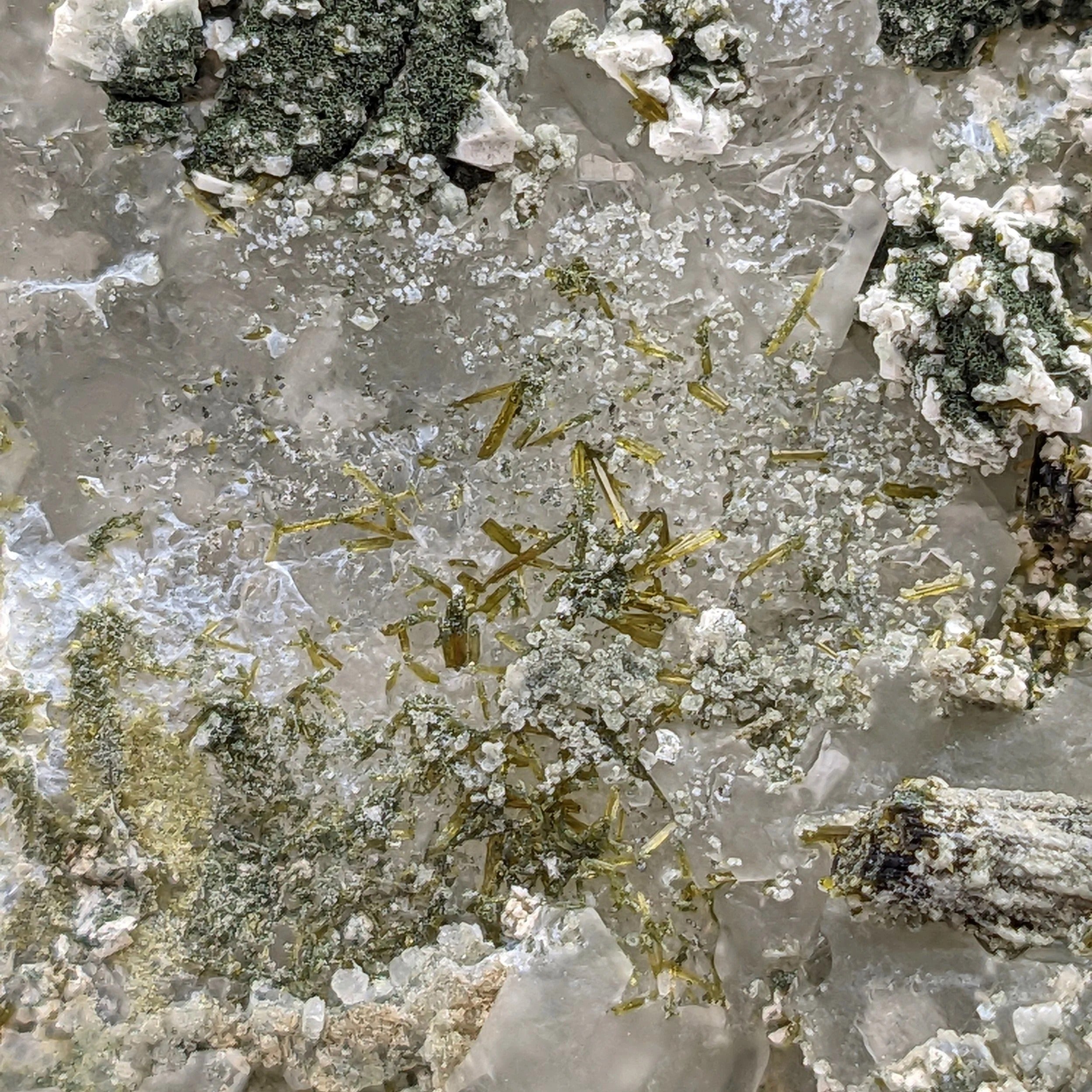 EPIDOTE on QUARTZ – Green Alpine Crystal from Switzerland