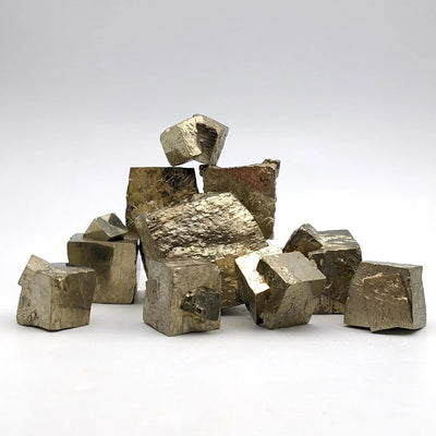 Cluster of multiple natural pyrite cubes from Ambas Aguas, La Rioja, Spain - view 22