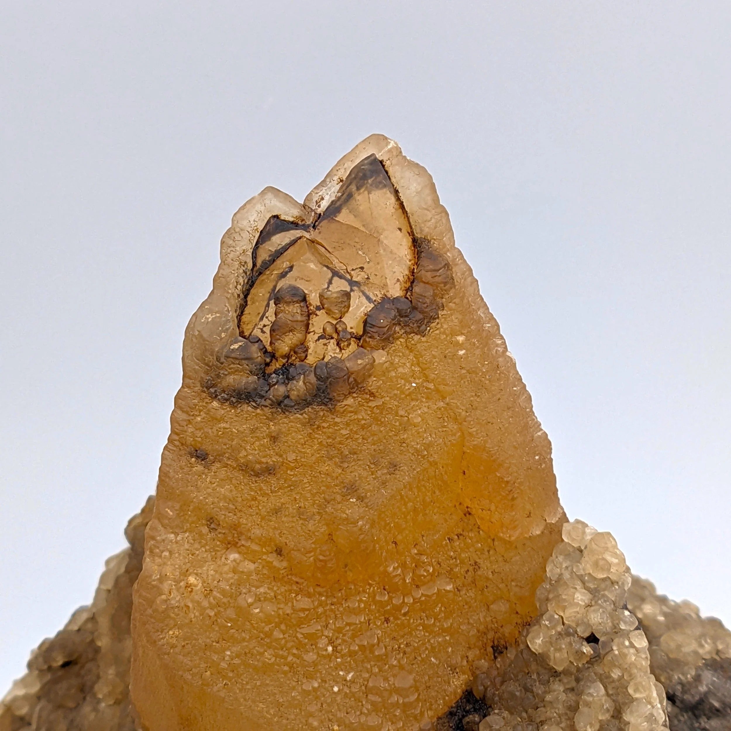 CALCITE “MATRYOSHKA” – Large 12cm Orange Calcite Crystal from Missouri, USA