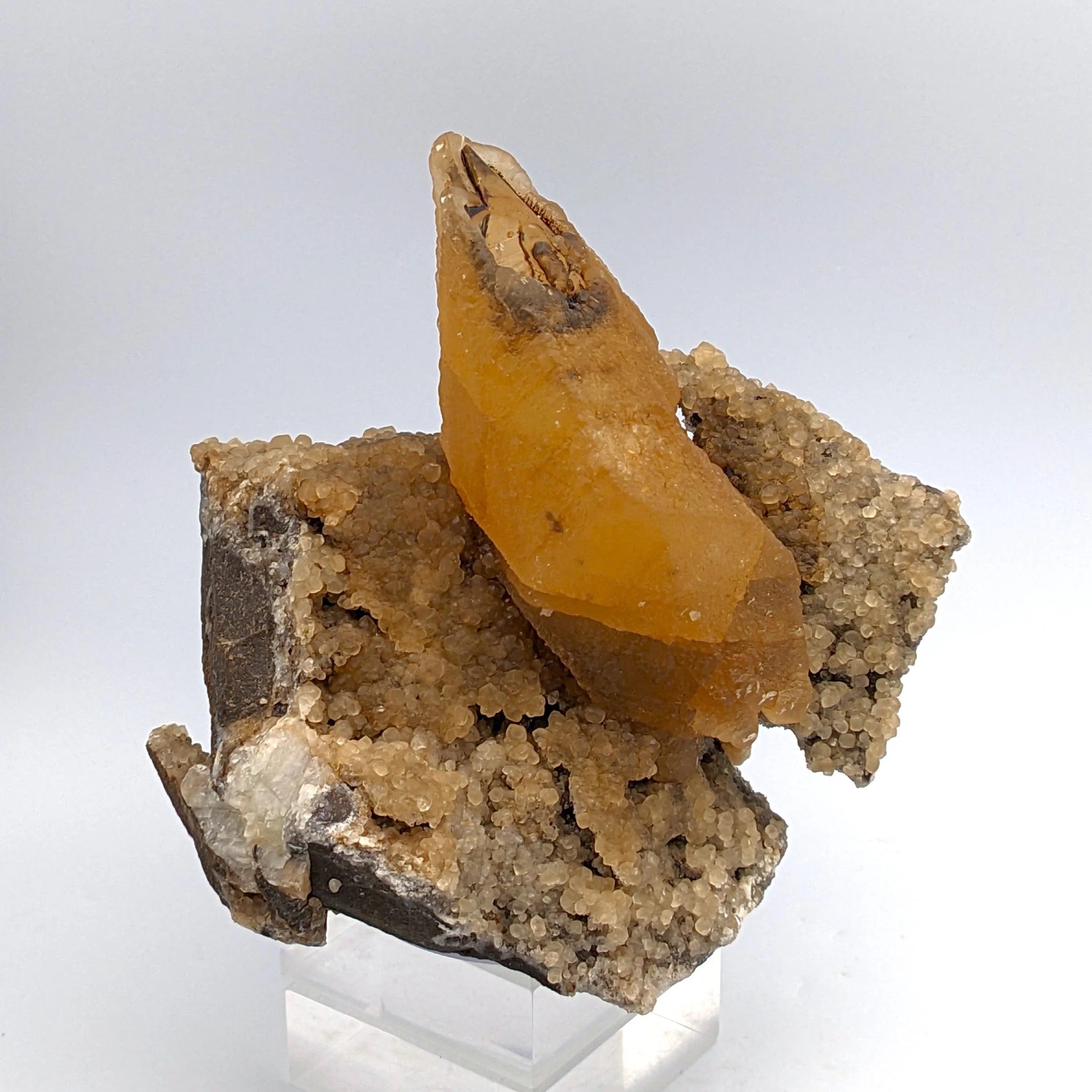 CALCITE “MATRYOSHKA” – Large 12cm Orange Calcite Crystal from Missouri, USA