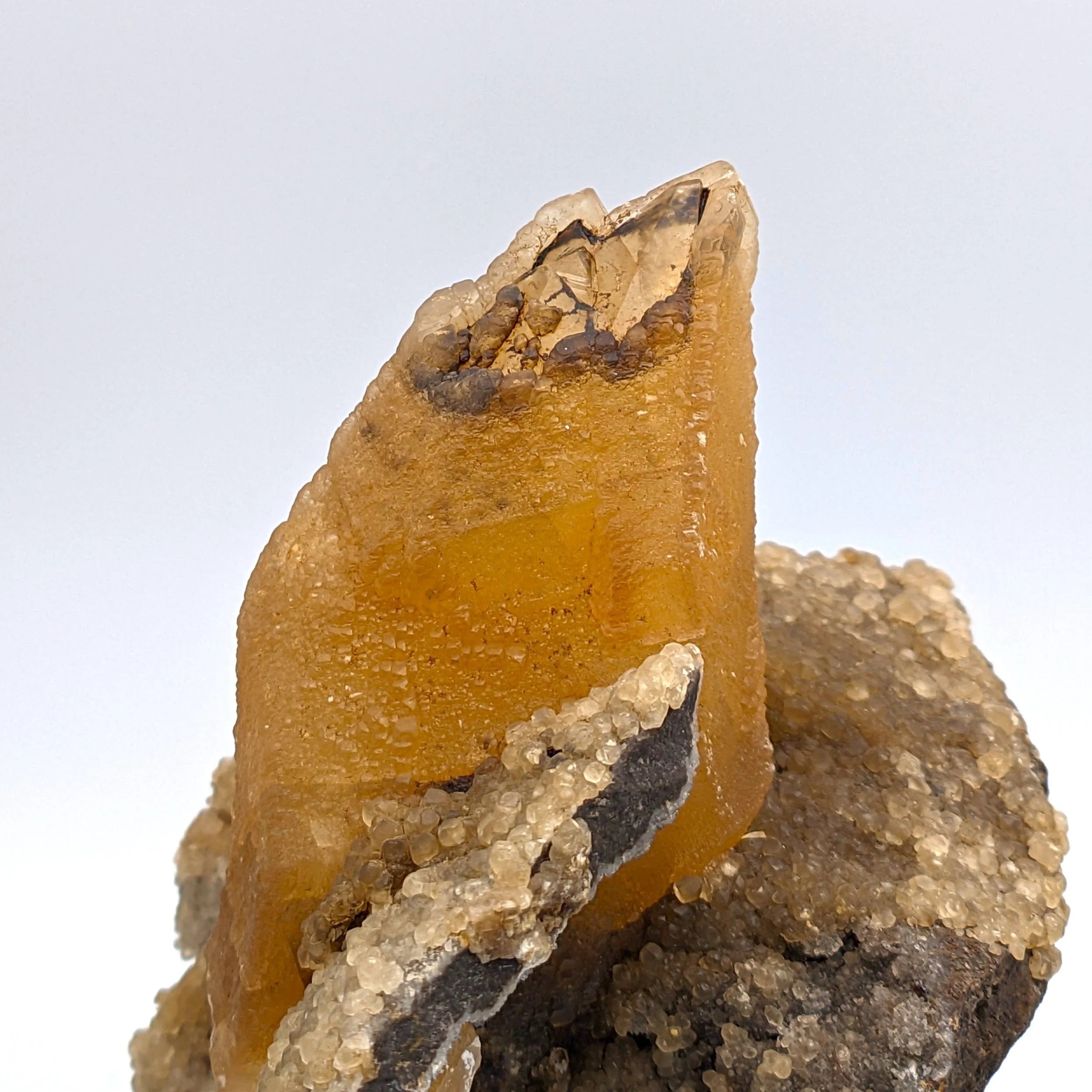 CALCITE “MATRYOSHKA” – Large 12cm Orange Calcite Crystal from Missouri, USA