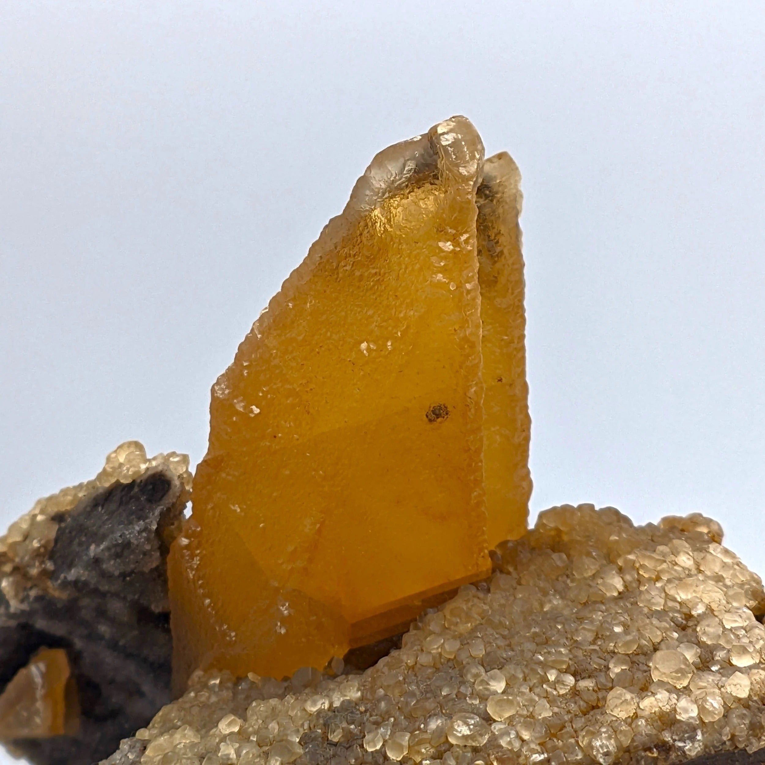 CALCITE “MATRYOSHKA” – Large 12cm Orange Calcite Crystal from Missouri, USA