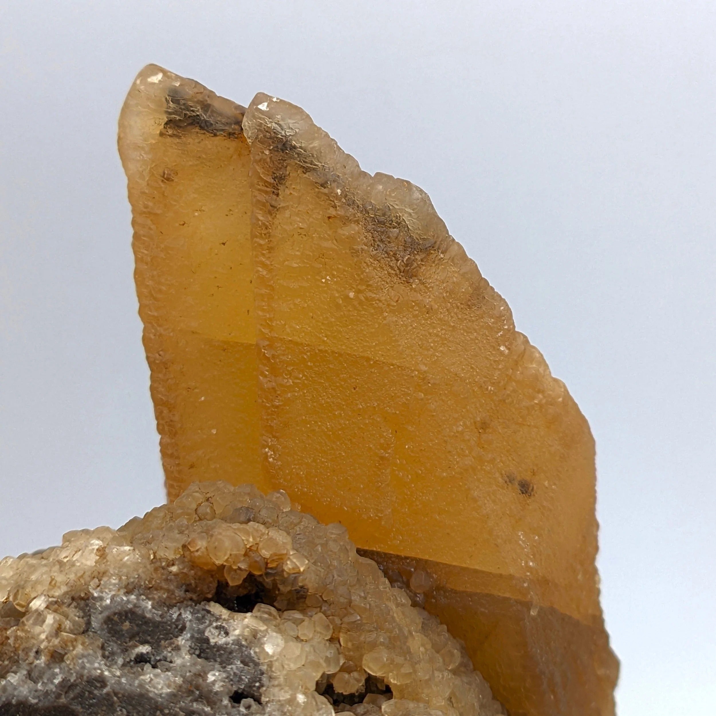 CALCITE “MATRYOSHKA” – Large 12cm Orange Calcite Crystal from Missouri, USA