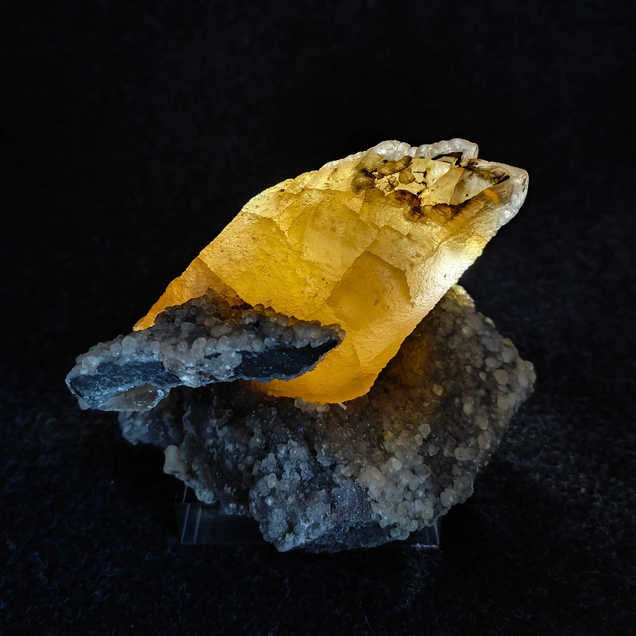 CALCITE “MATRYOSHKA” – Large 12cm Orange Calcite Crystal from Missouri, USA