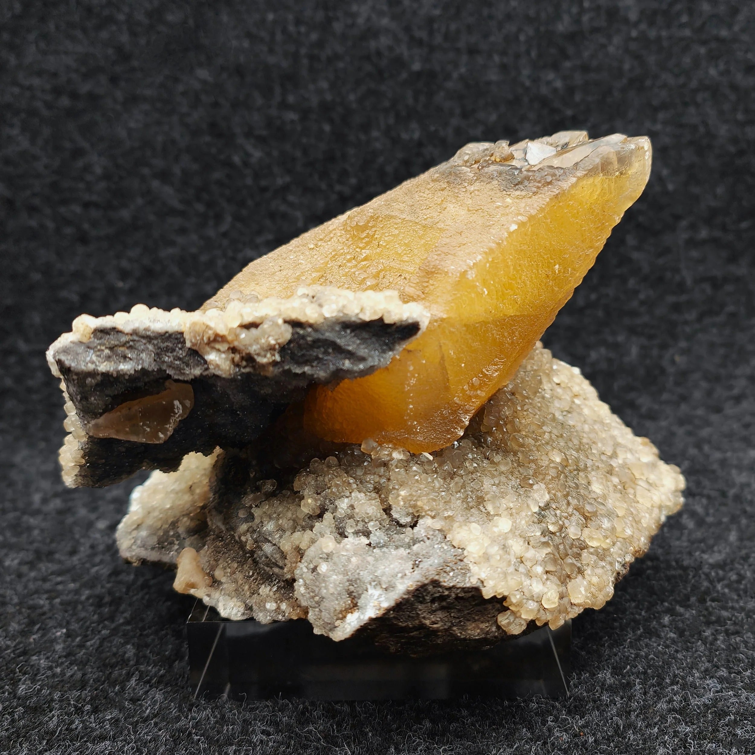 CALCITE “MATRYOSHKA” – Large 12cm Orange Calcite Crystal from Missouri, USA