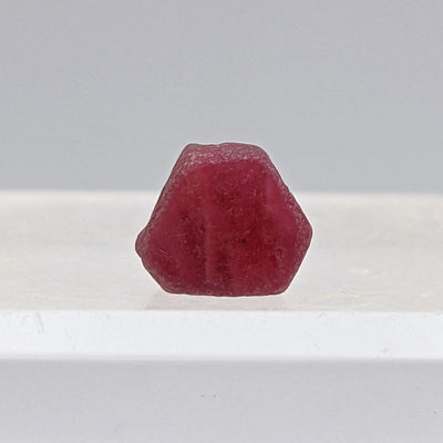 Ruby crystal with well-defined hexagonal faces, Ampanihy, Madagascar
