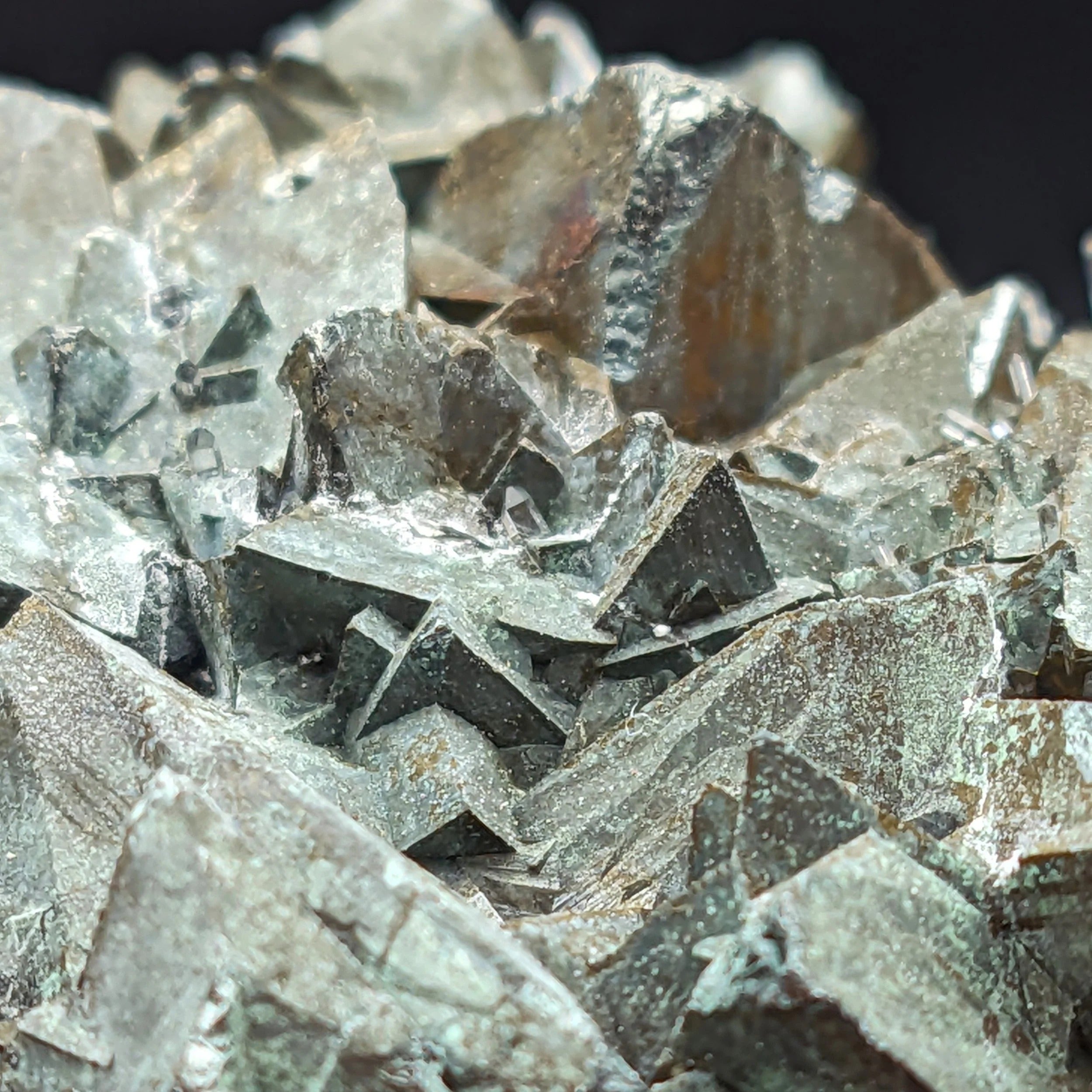 TETRAHEDRITE & QUARTZ – Historic Mineral Association from Casapalca, Peru (1970)