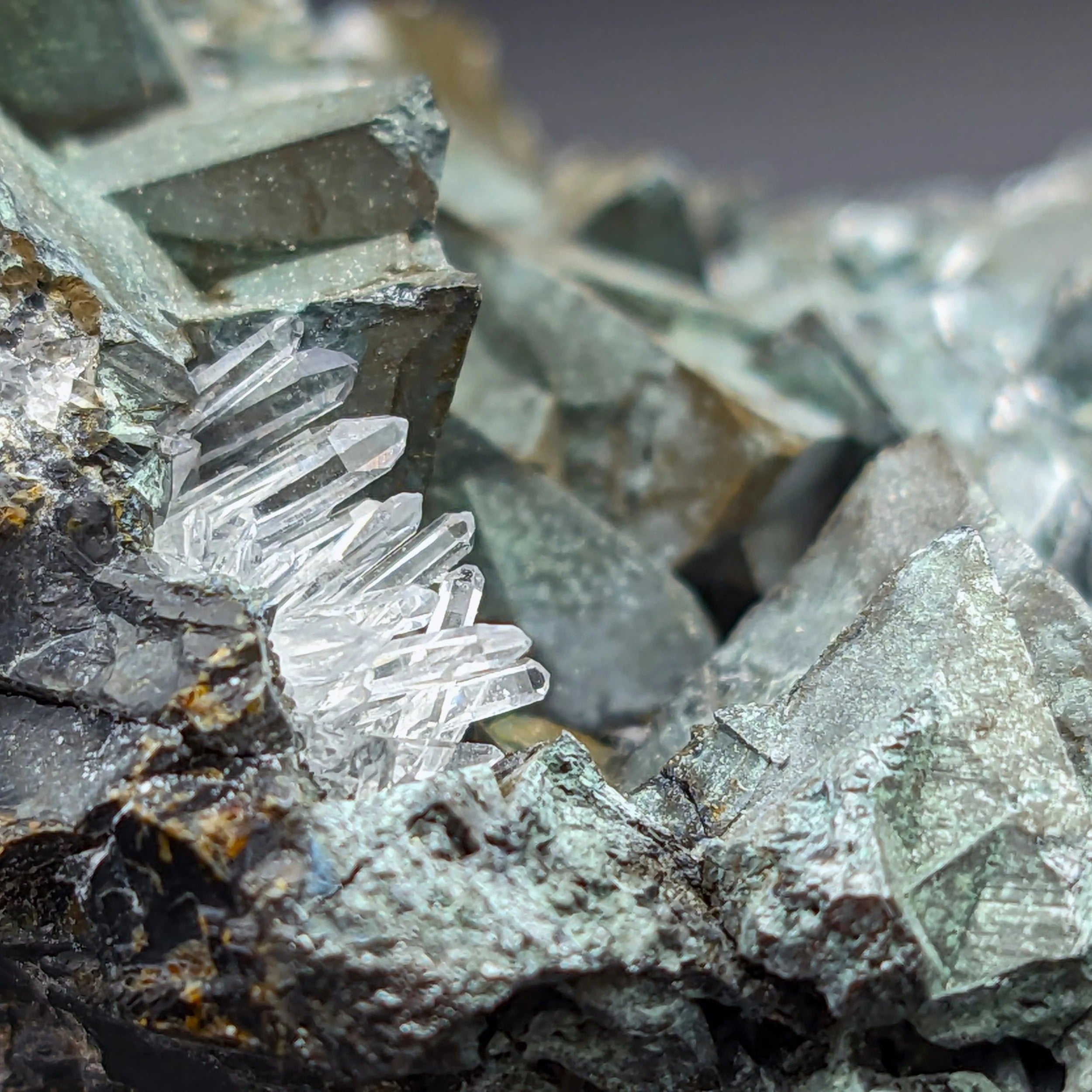TETRAHEDRITE & QUARTZ – Historic Mineral Association from Casapalca, Peru (1970)