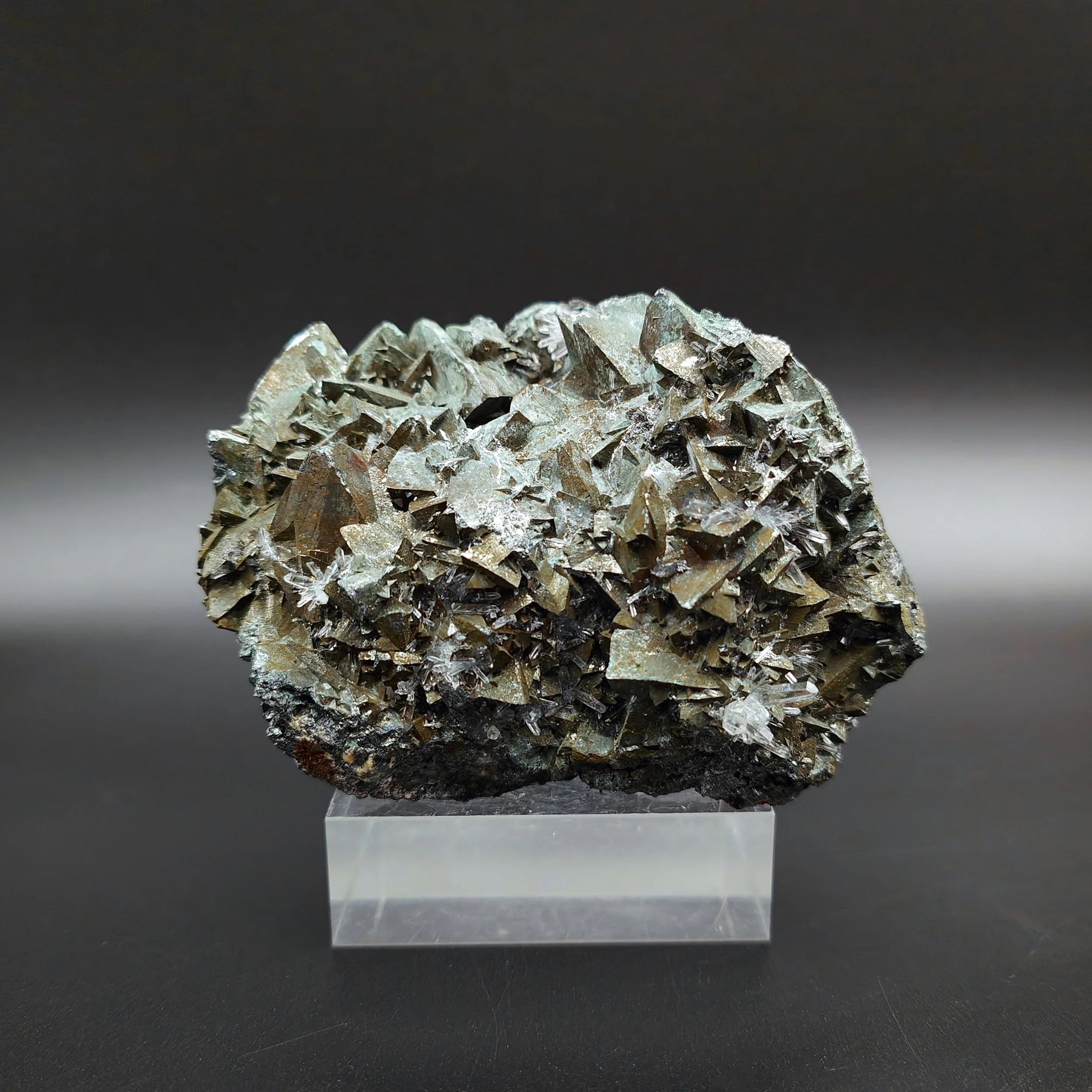 TETRAHEDRITE & QUARTZ – Historic Mineral Association from Casapalca, Peru (1970)