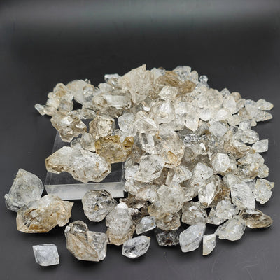 Large group of hopper Quartz Diamond crystals from Selvino, Lombardy, Italy