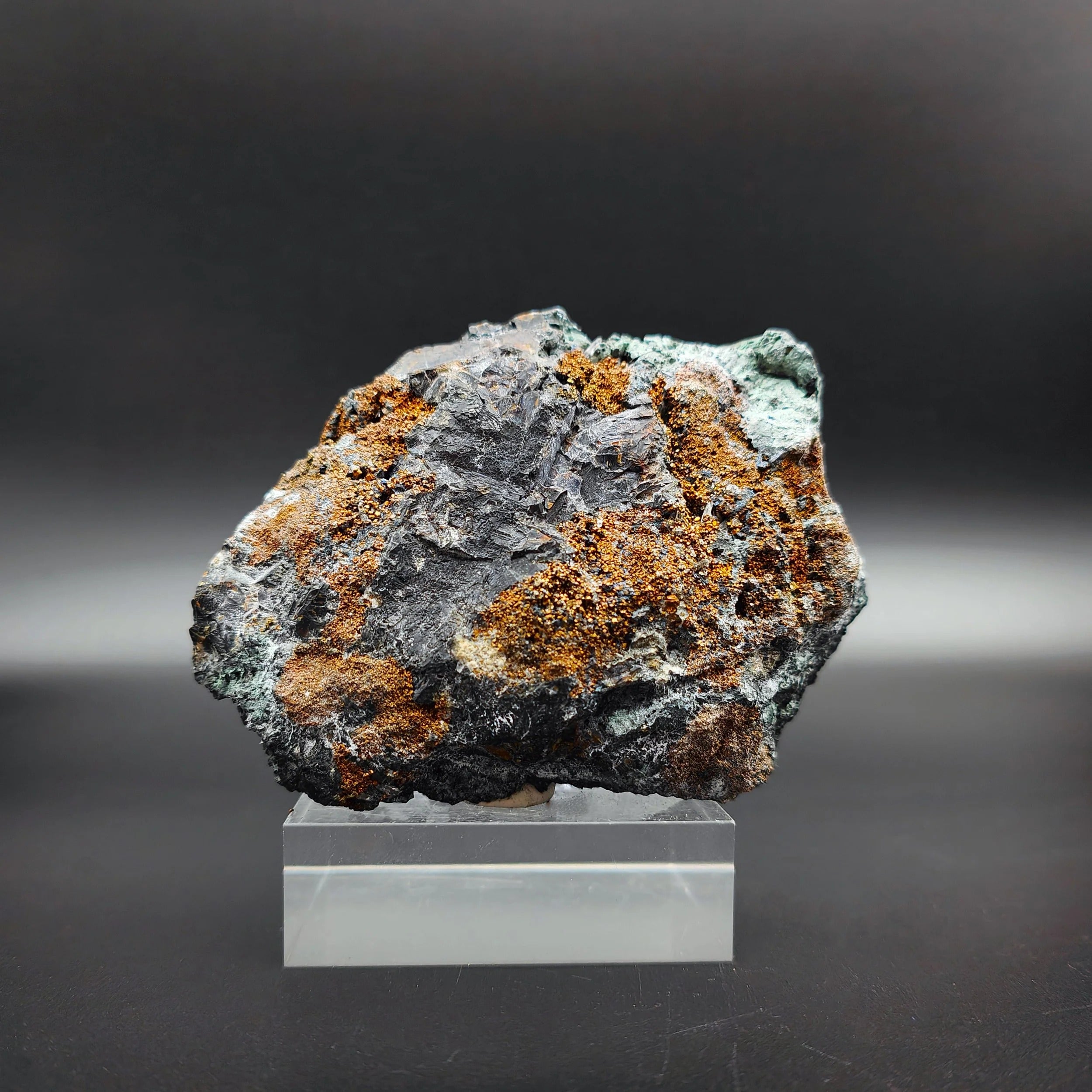 TETRAHEDRITE & QUARTZ – Historic Mineral Association from Casapalca, Peru (1970)