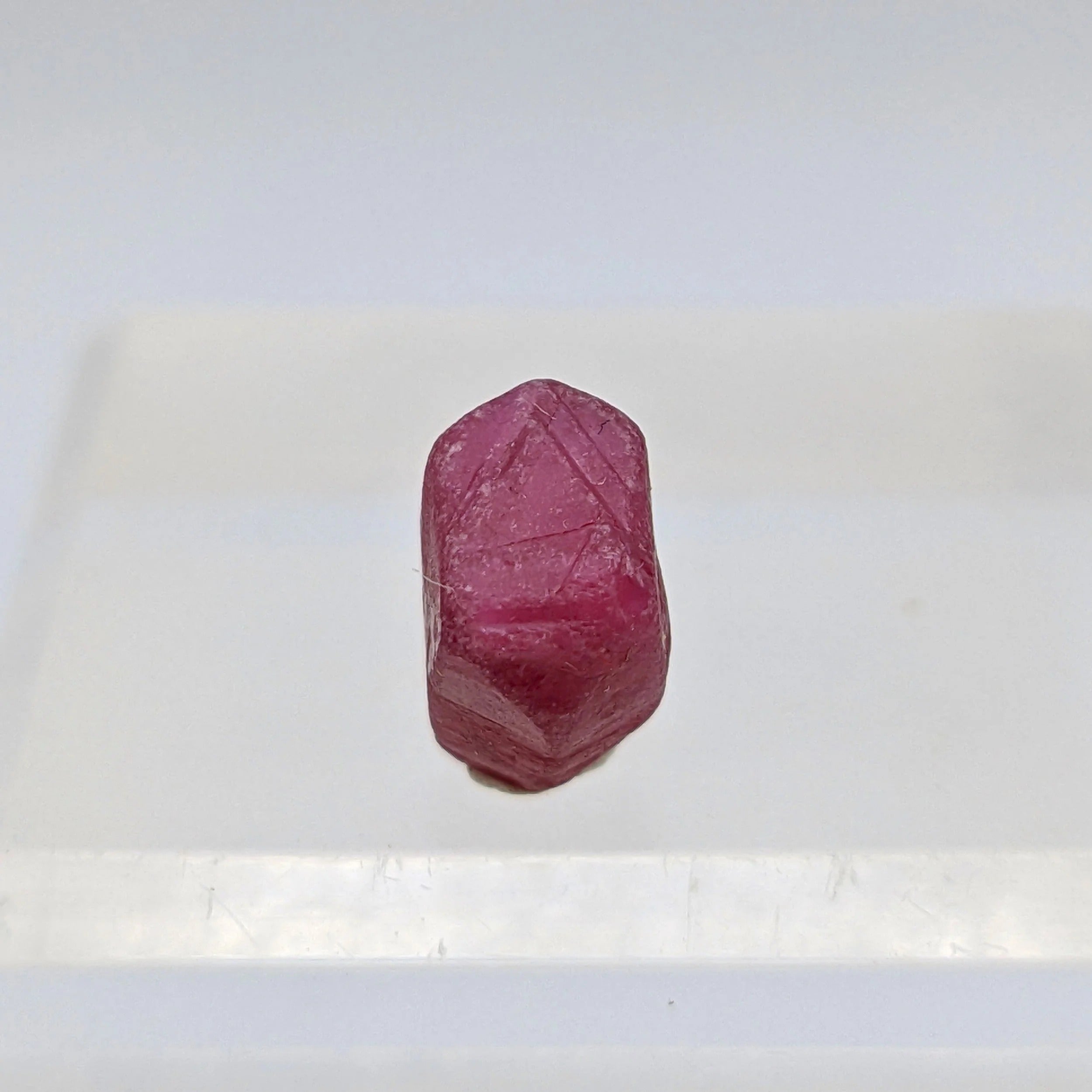RUBY CRYSTALS – Red Corundum from Madagascar – UV Reactive Hexagonal Crystals