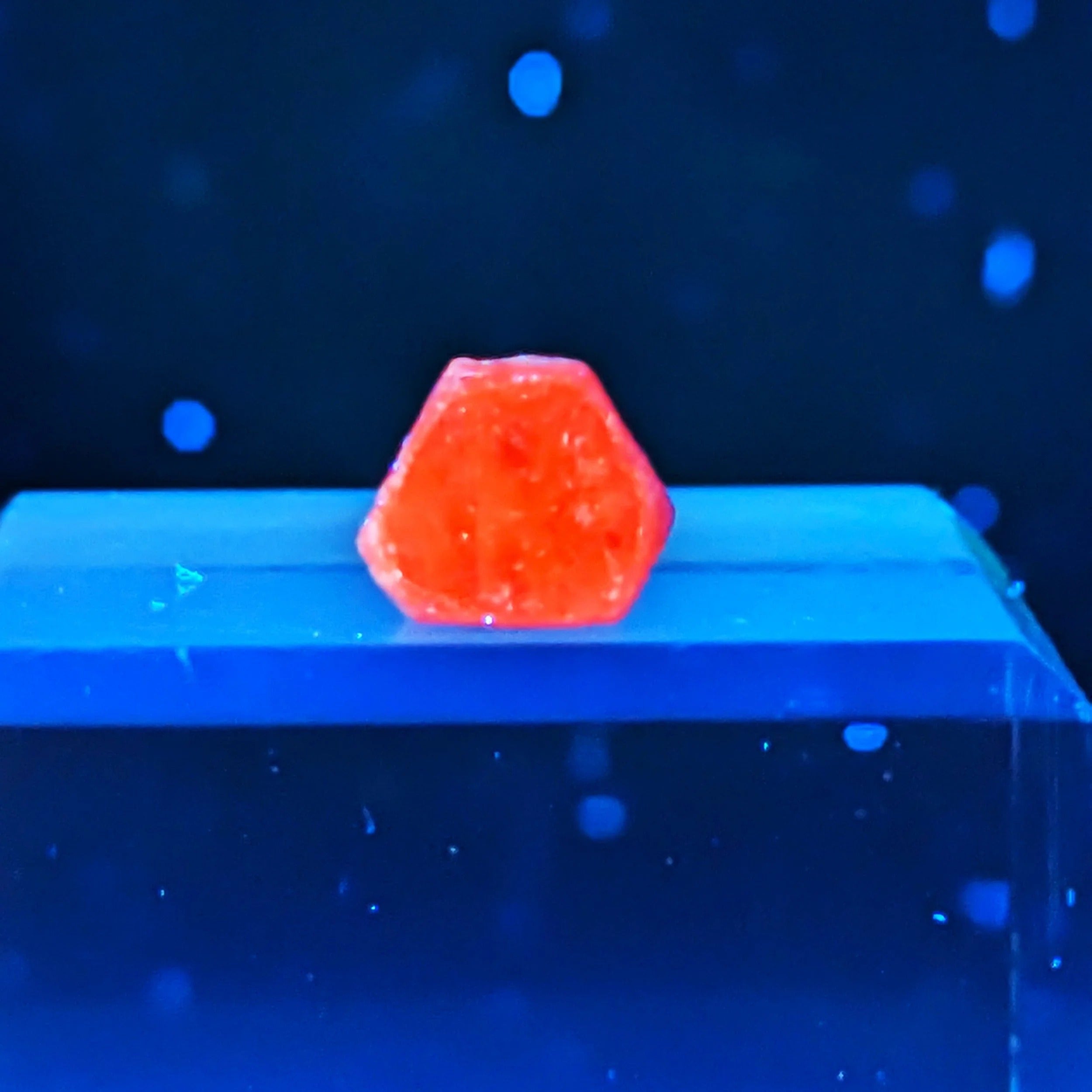 RUBY CRYSTALS – Red Corundum from Madagascar – UV Reactive Hexagonal Crystals