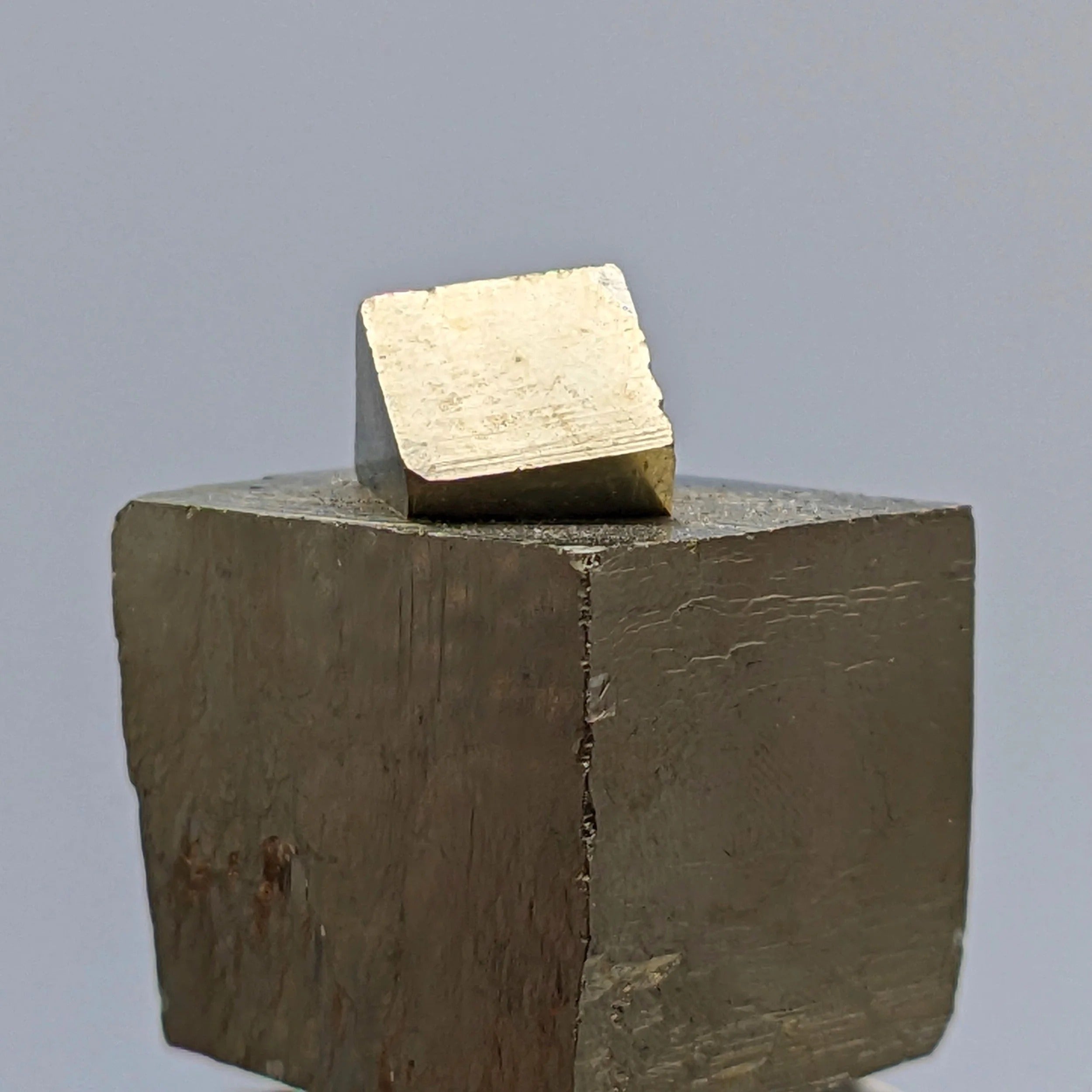 PYRITE CUBES – Natural Golden & Twined Cubic Pyrite from Spain