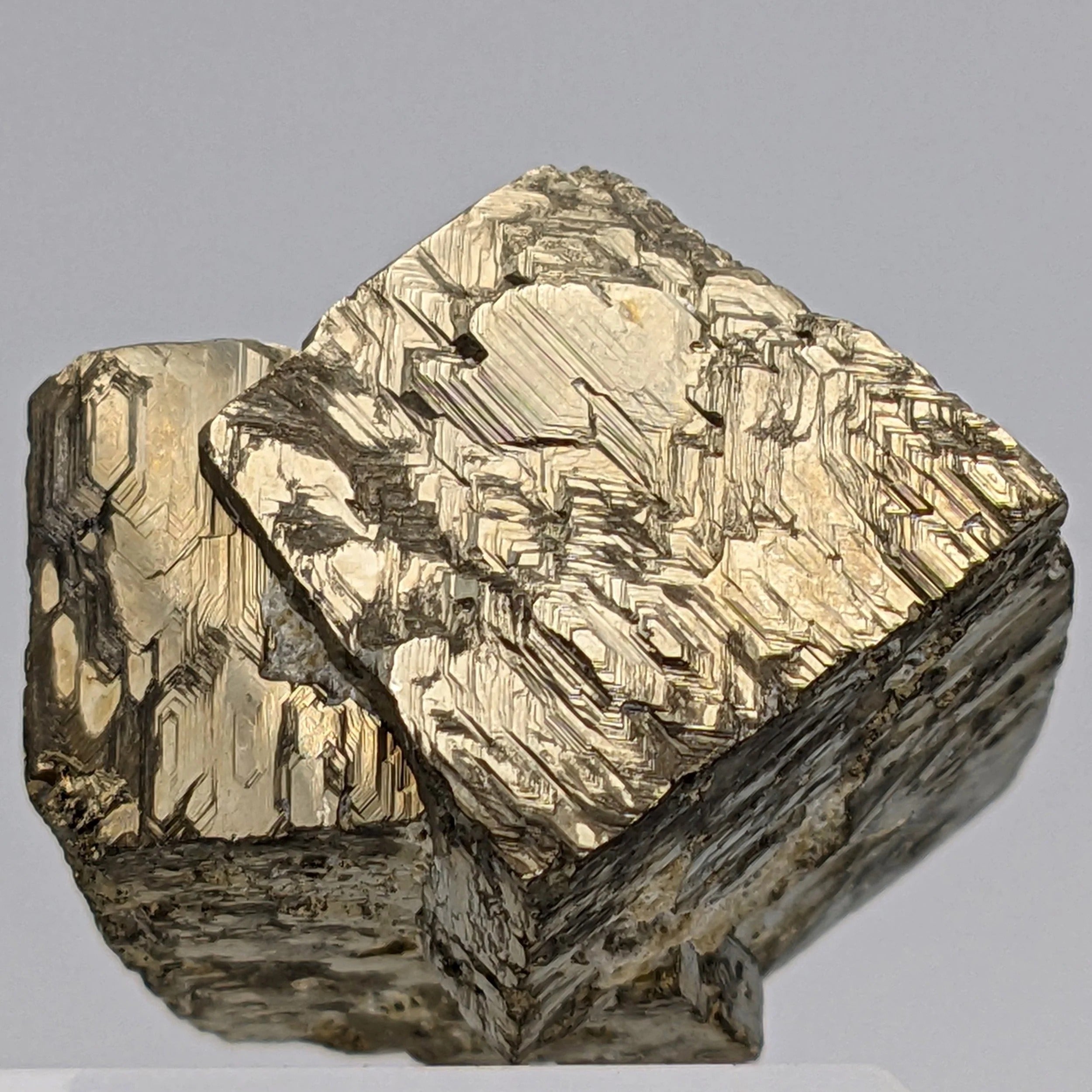 PYRITE CUBES – Natural Golden & Twined Cubic Pyrite from Spain