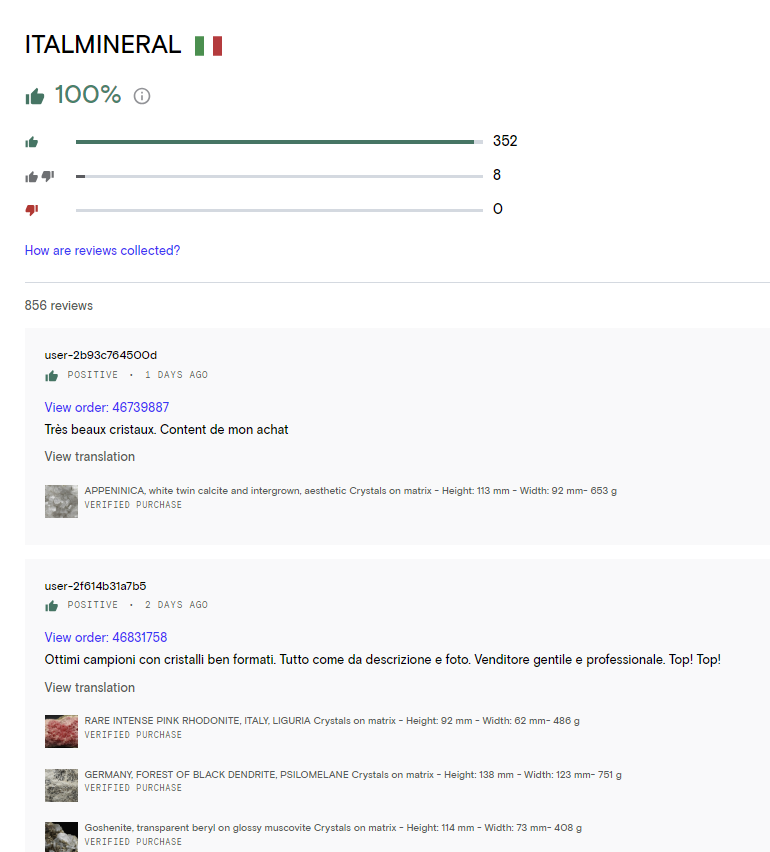 Recent customer feedback